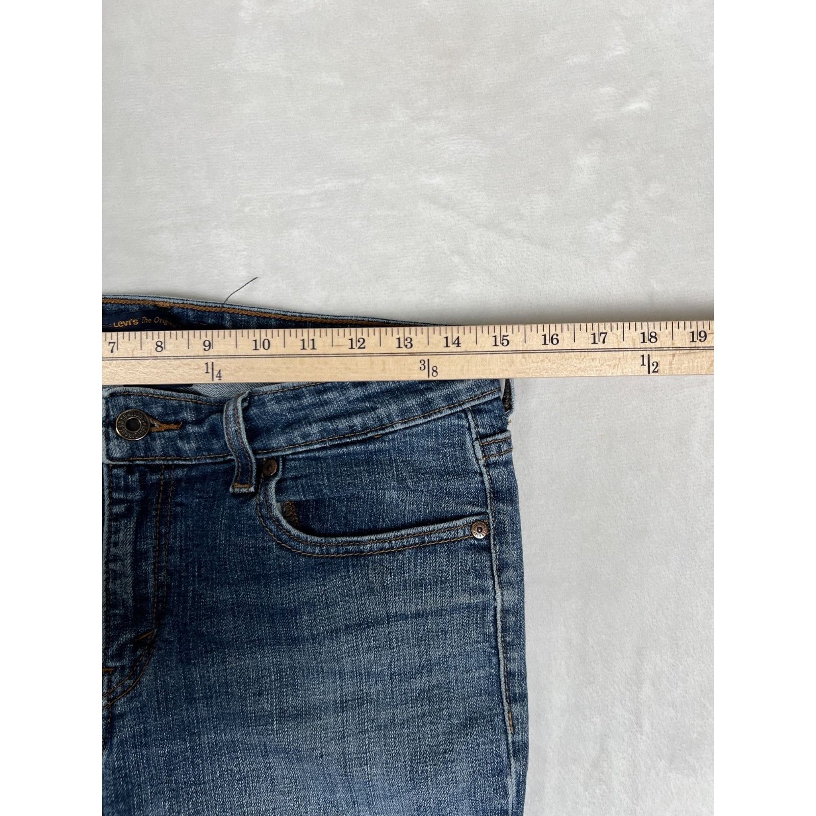 Levi's Levi's Jeans Women's 10S Blue Mid Rise Skinny 30x28 Stretch Size 30" / US 8 / IT 44 - 3 Thumbnail