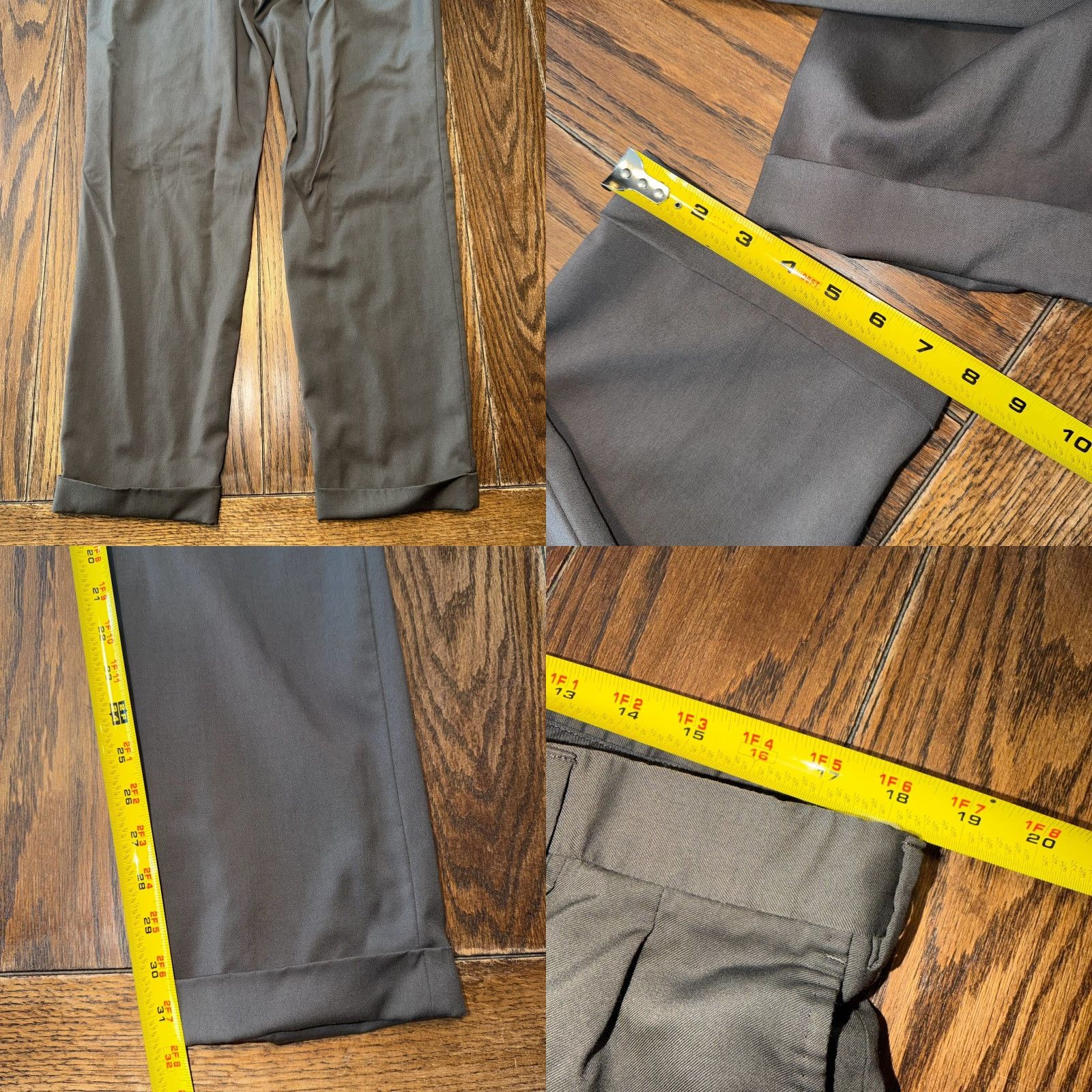 Ermenegildo Zegna Ermenegildo Zegna Milano Wool Dress Pants Trousers Men’s Brown 37x32 Size US 37 - 8 Thumbnail