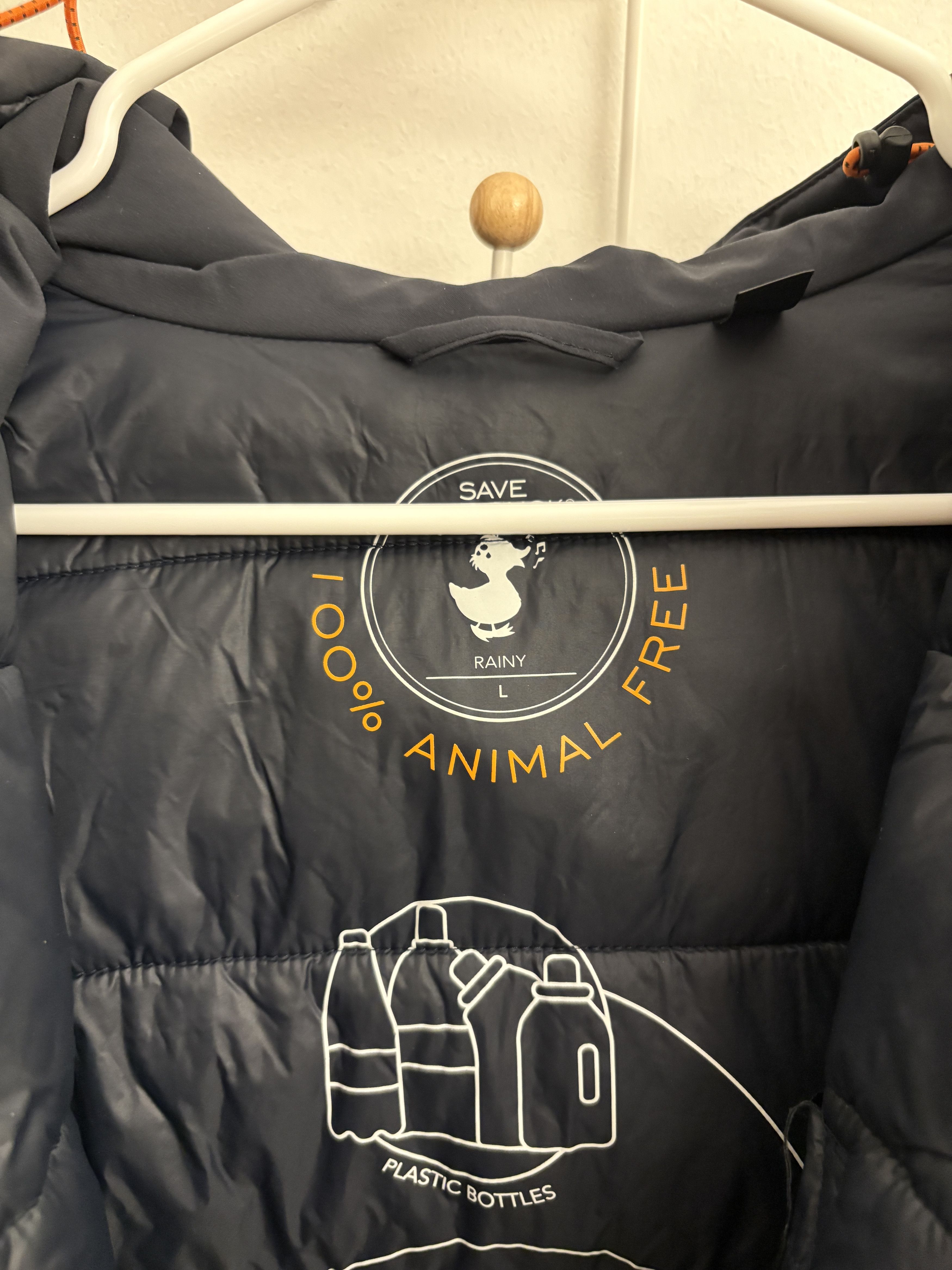 Save The Duck Obione Hooded Puffer Jacket Size US L / EU 52-54 / 3 - 4 Thumbnail