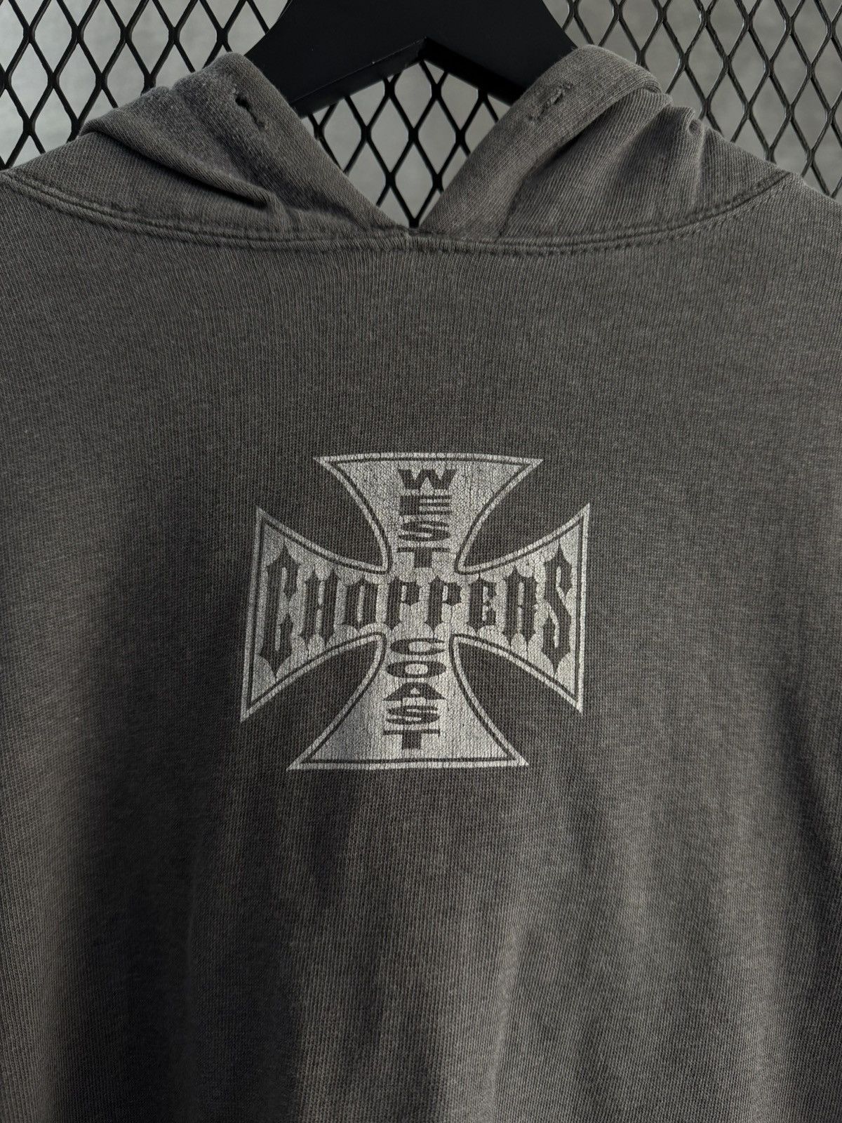 West Coast Choppers Vintage 2000s West Coast Choppers Distressed Hoodie Faded Size US L / EU 52-54 / 3 - 4 Thumbnail
