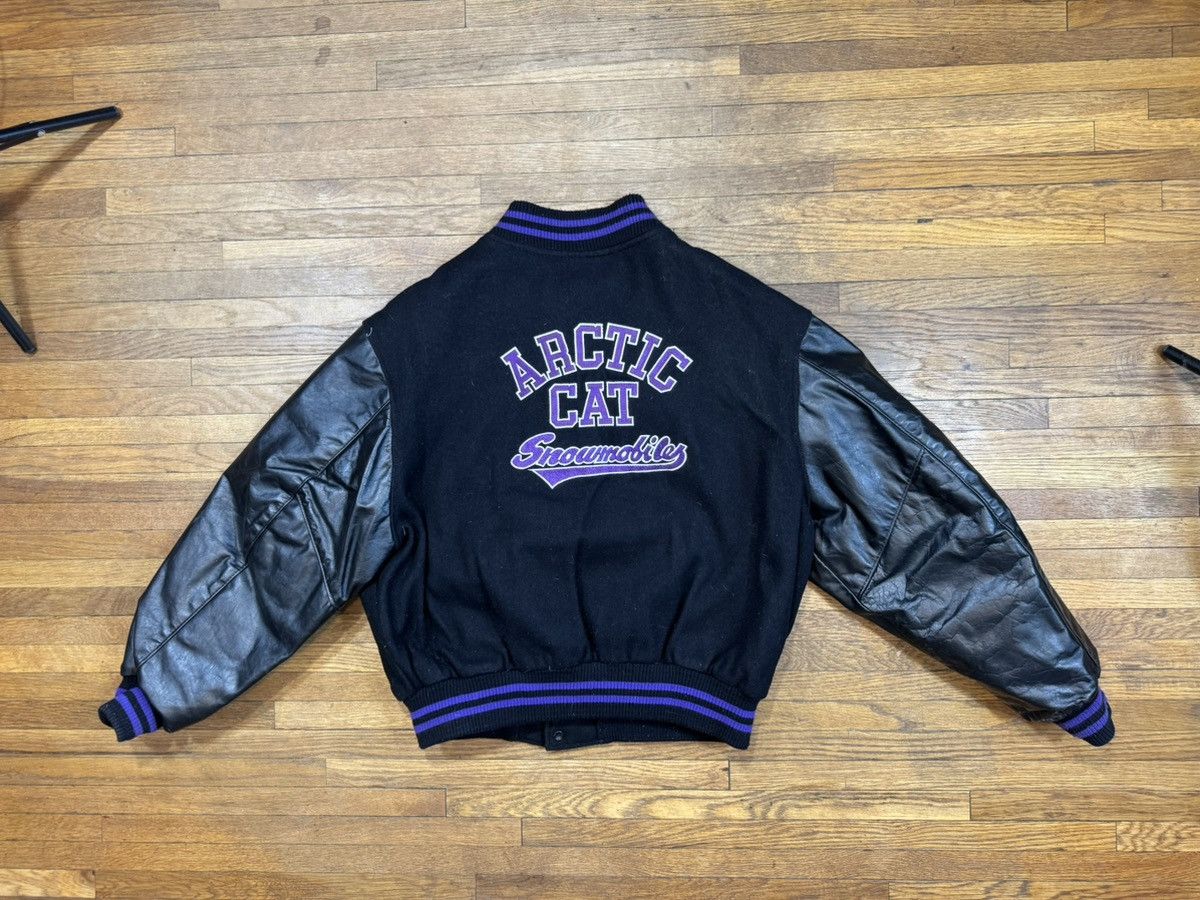Vintage Vintage Arctic Cat Bounty Hunter Snowmobile Bomber Jacket Size US XL / EU 56 / 4 - 2 Thumbnail