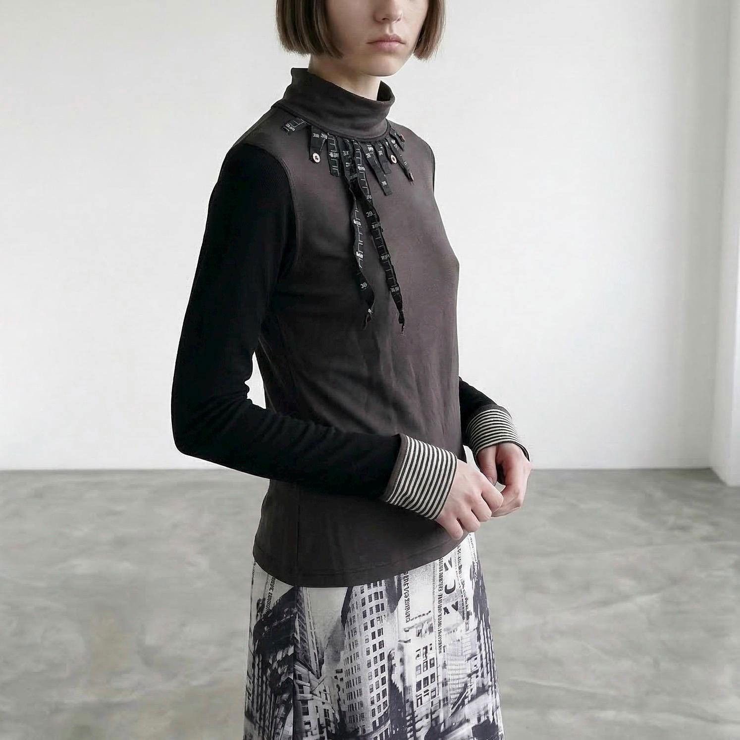 Other The Cop Copine Size Tags Longsleeve Top Size ONE SIZE - 3 Thumbnail