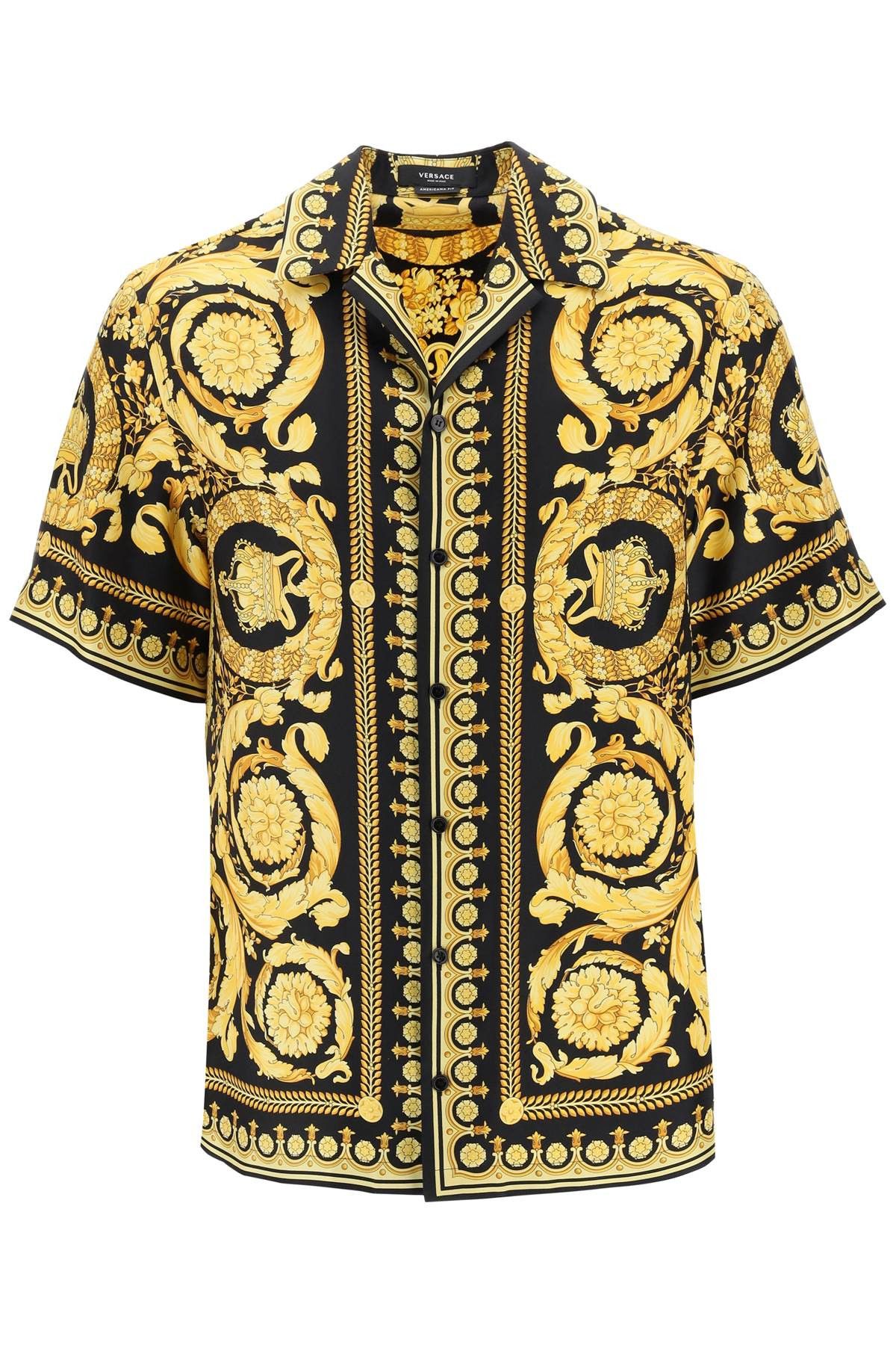 Versace Silk Twill Barocco Shirt