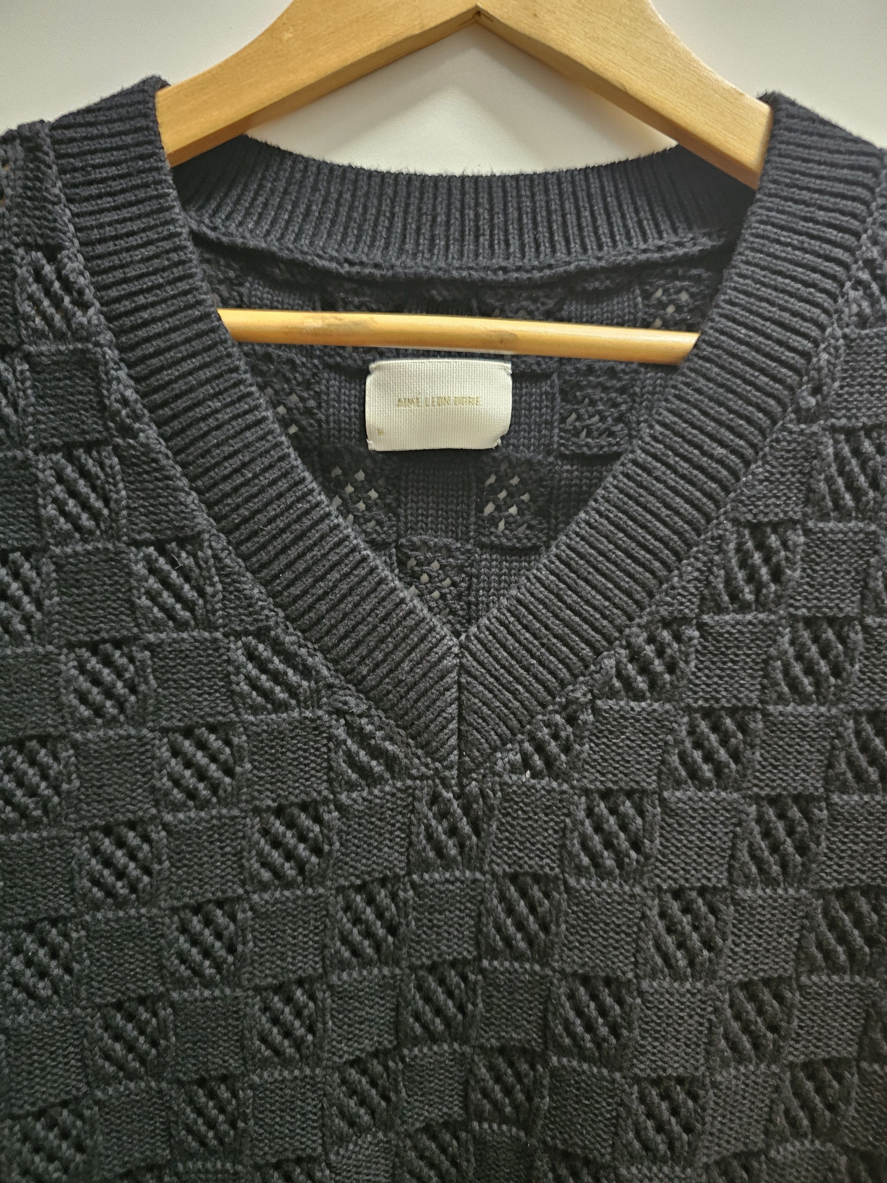 Aime Leon Dore Aime Leon Dore Checkered V Neck Vest Cardigan Size US M / EU 48-50 / 2 - 3 Thumbnail