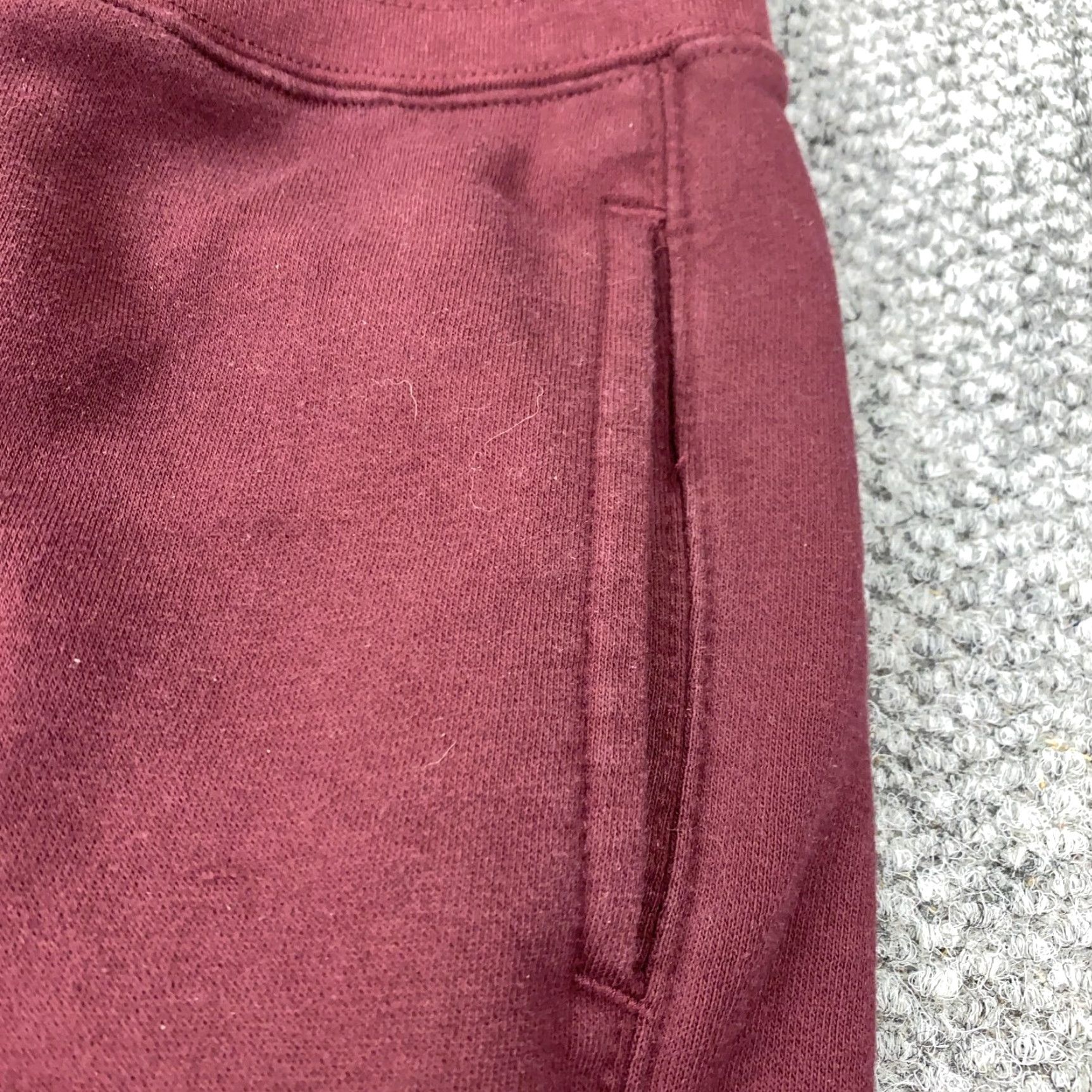 Champion Champion Sweatpants Joggers Mens Medium Maroon Fleece Big C Logo Athletic Pants Size US 31 - 4 Thumbnail