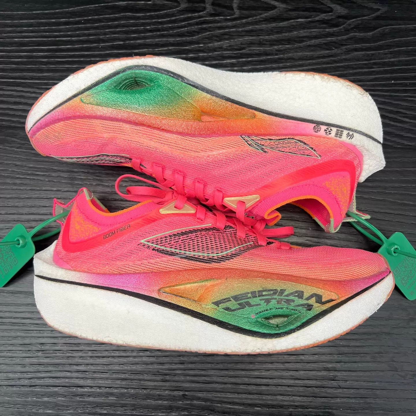 Li-Ning LI-NING FEI DIAN 4 ULTRA Pink/White 39 New Original Box Size US 6.5 / EU 39-40 - 6 Thumbnail