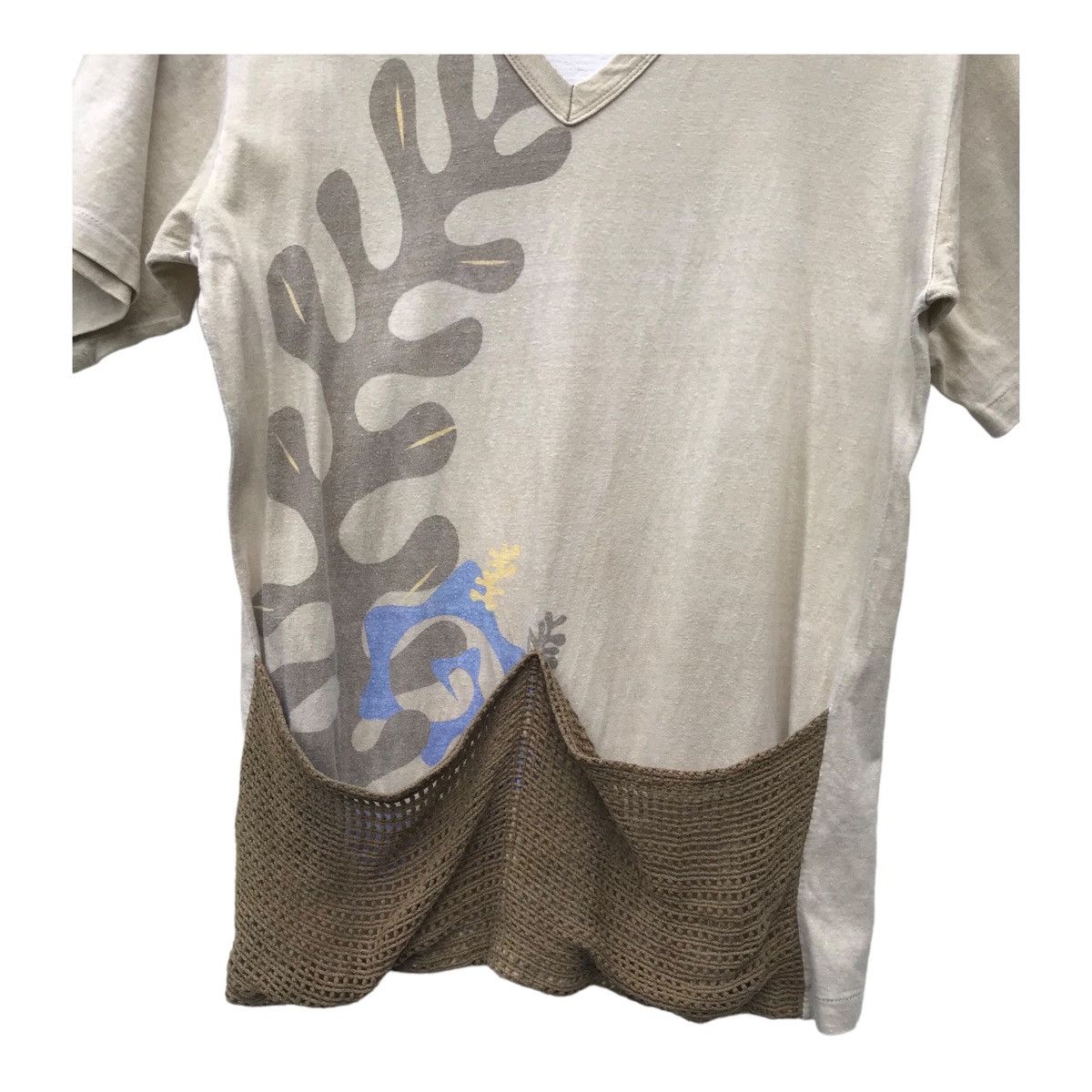 Issey Miyake IS Issey Sport Faded Mesh Pocket Tee Size US S / EU 44-46 / 1 - 6 Thumbnail