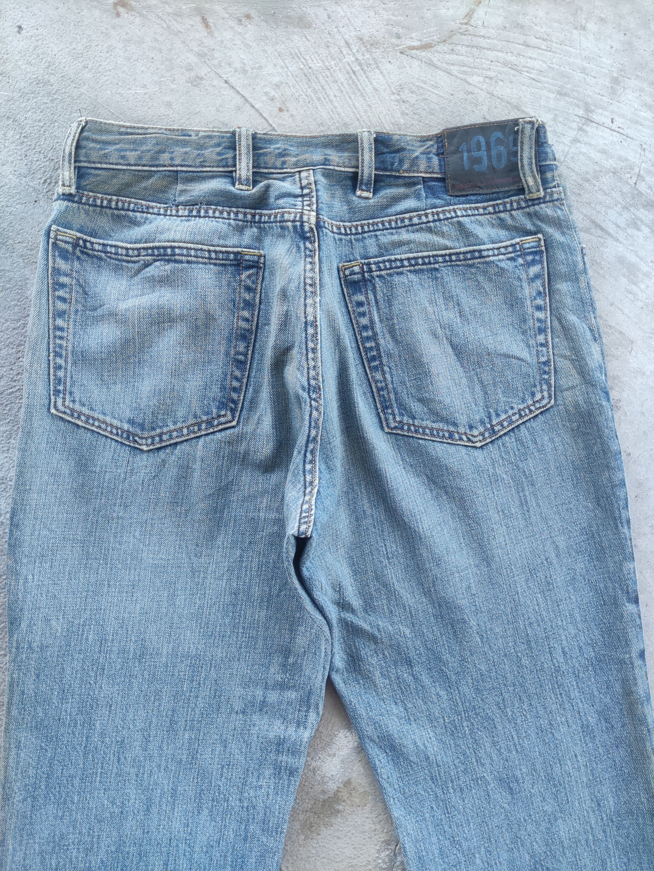 Gap Vintage Gap 1969 Selvedge Jean Distressed Faded Denim Size US 34 / EU 50 - 9 Thumbnail