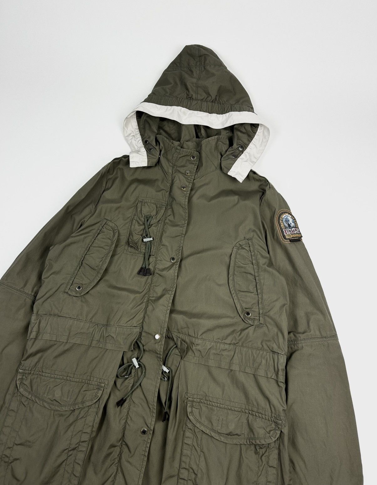Parajumpers Parajumpers Long Parka Multipocket Windbreaker Jacket Size L / US 10 / IT 46 - 4 Thumbnail
