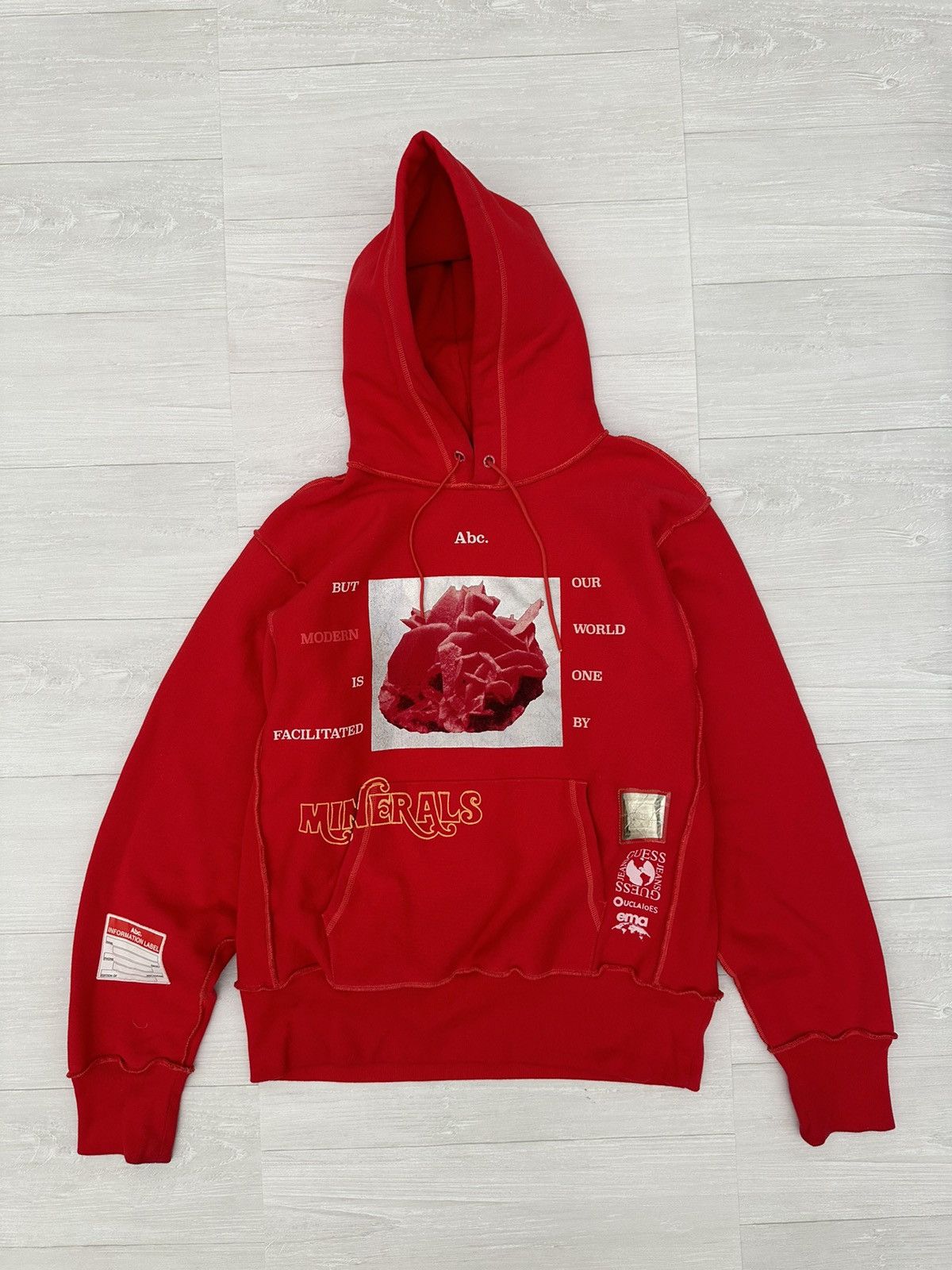 Guess fashion hoodie red