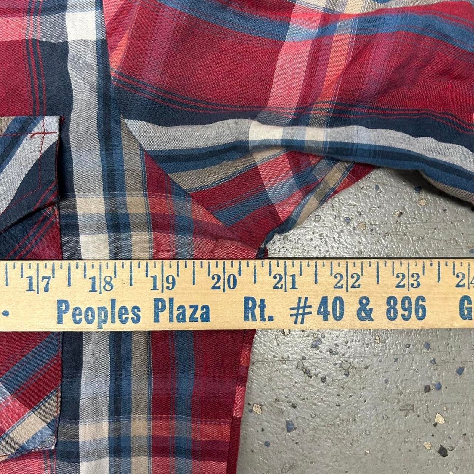 Other Y2K Red and blue plaid button-up shirt Size US S / EU 44-46 / 1 - 4 Thumbnail