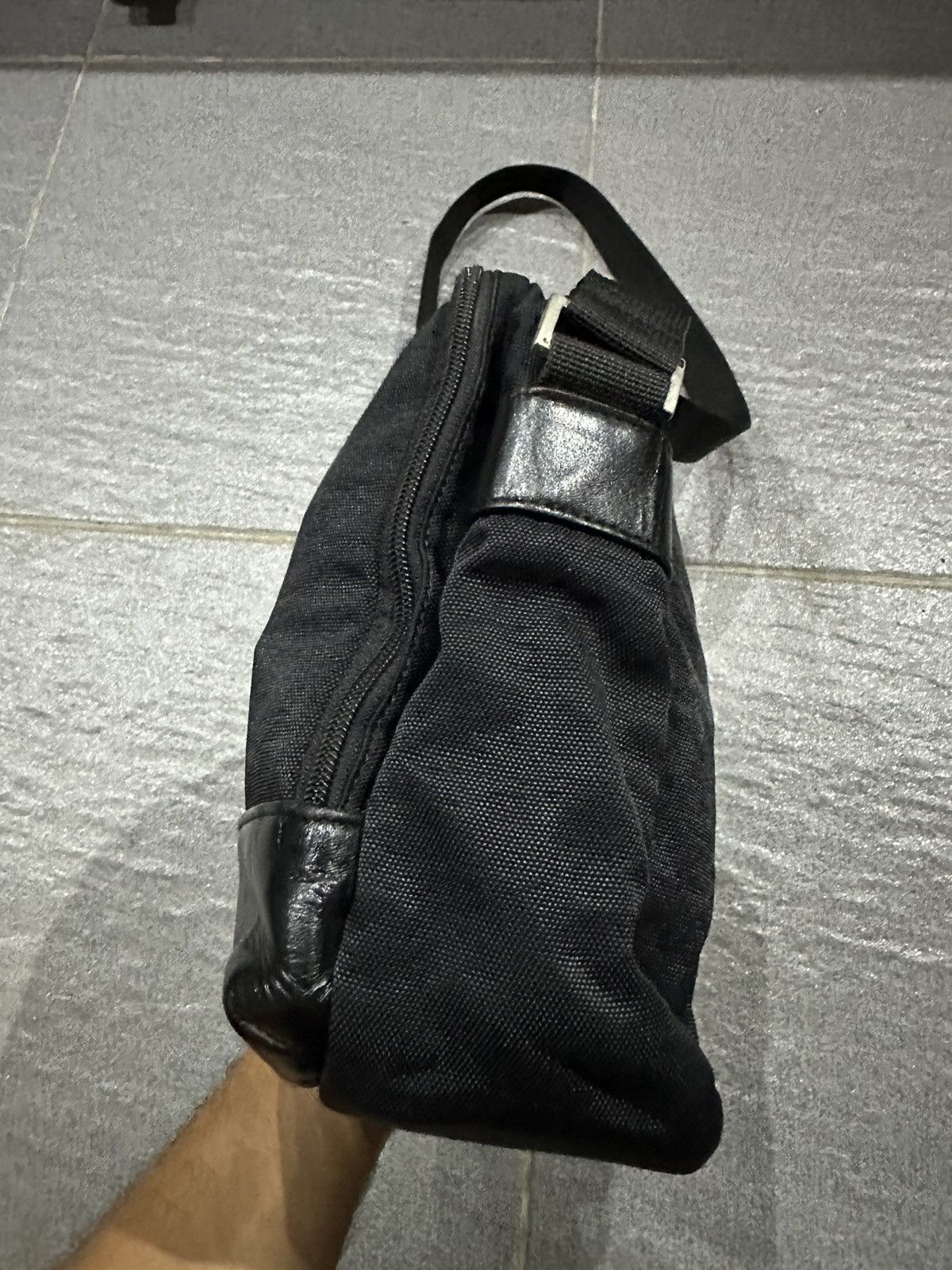 Yohji Yamamoto Ysaccs by Yohji Yamamoto Leather and Nylon crossbody bag Size ONE SIZE - 4 Thumbnail