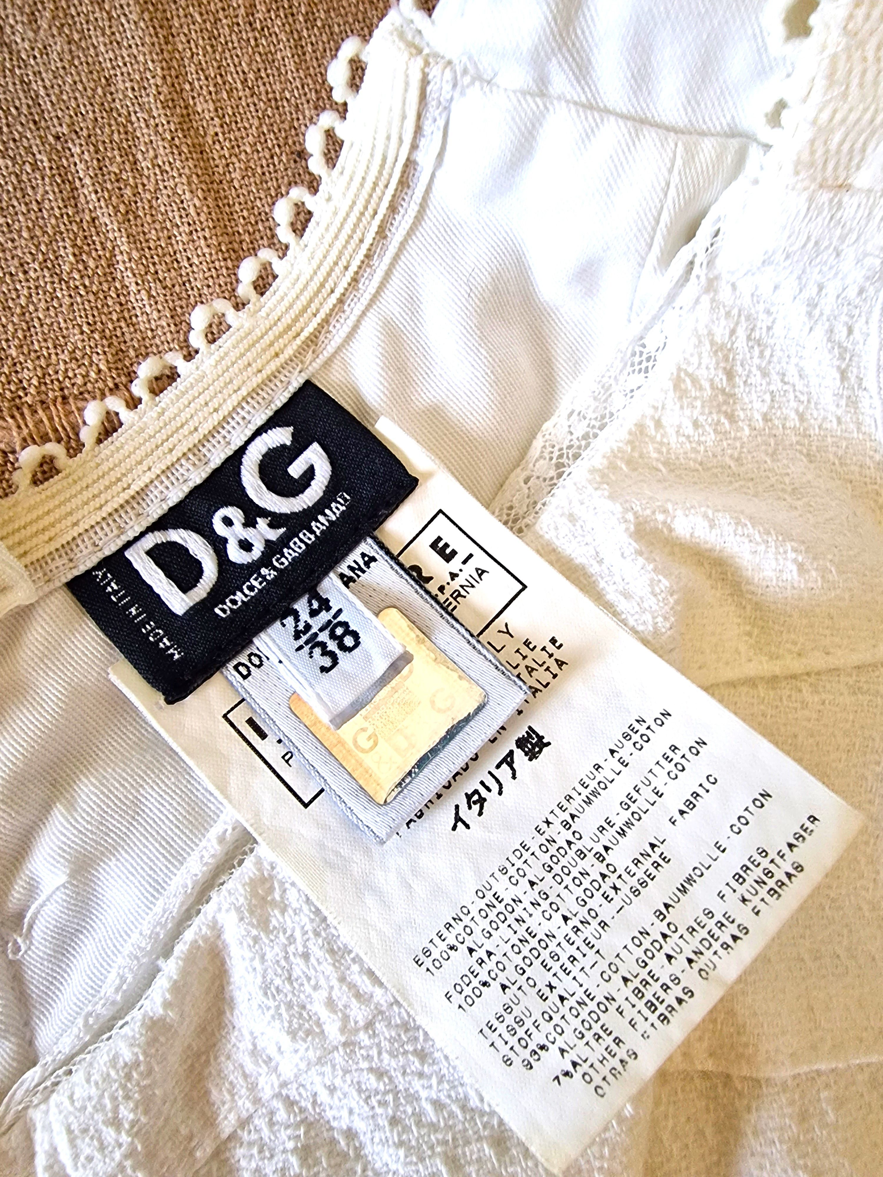 Dolce & Gabbana D&G Dolce and Gabbana Bondage Bustier XS Small Corset Dress Size XS / US 0-2 / IT 36-38 - 14 Thumbnail