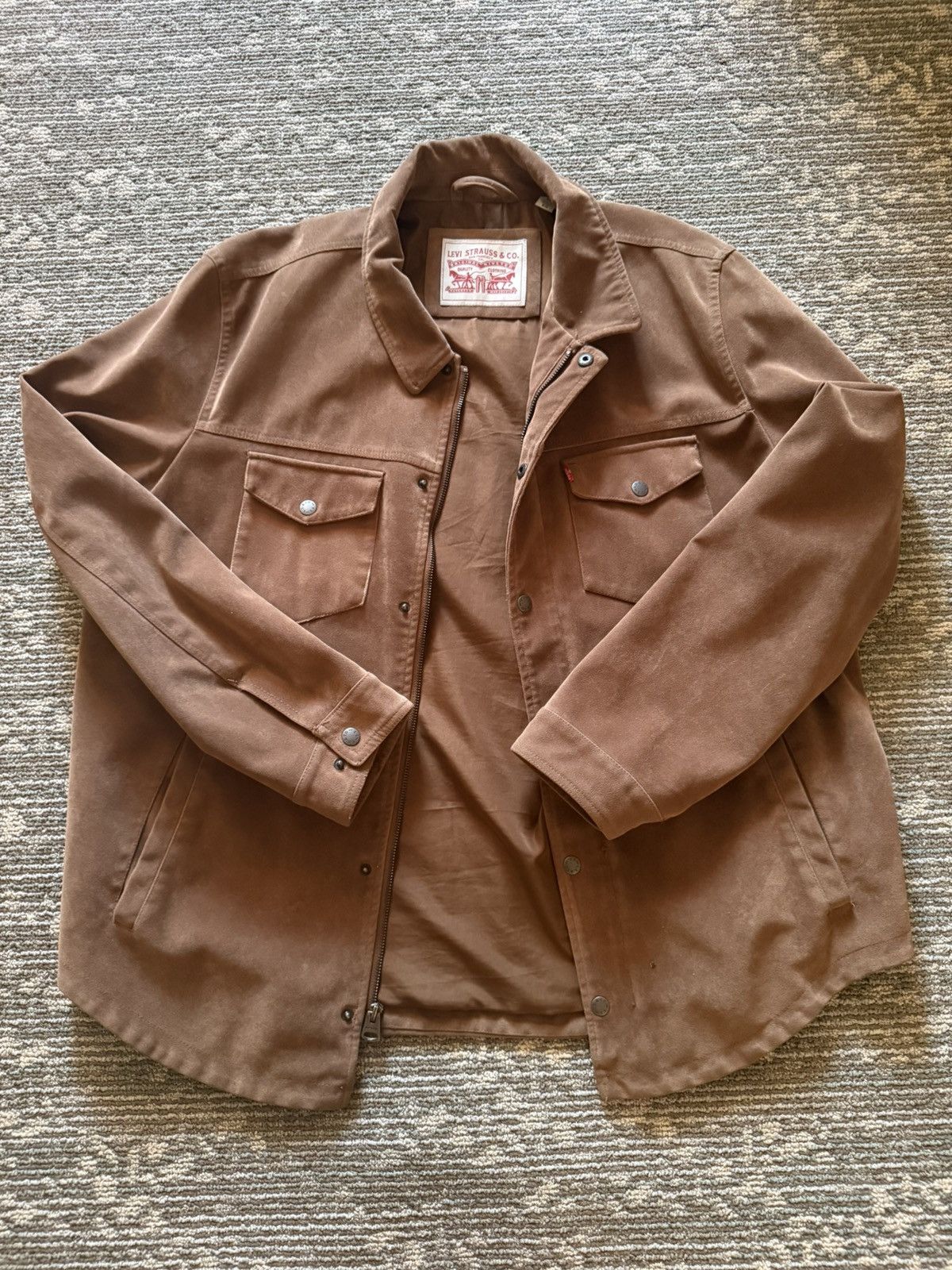 Levi's Levi Brown Jacket Size US XL / EU 56 / 4 - 1 Thumbnail