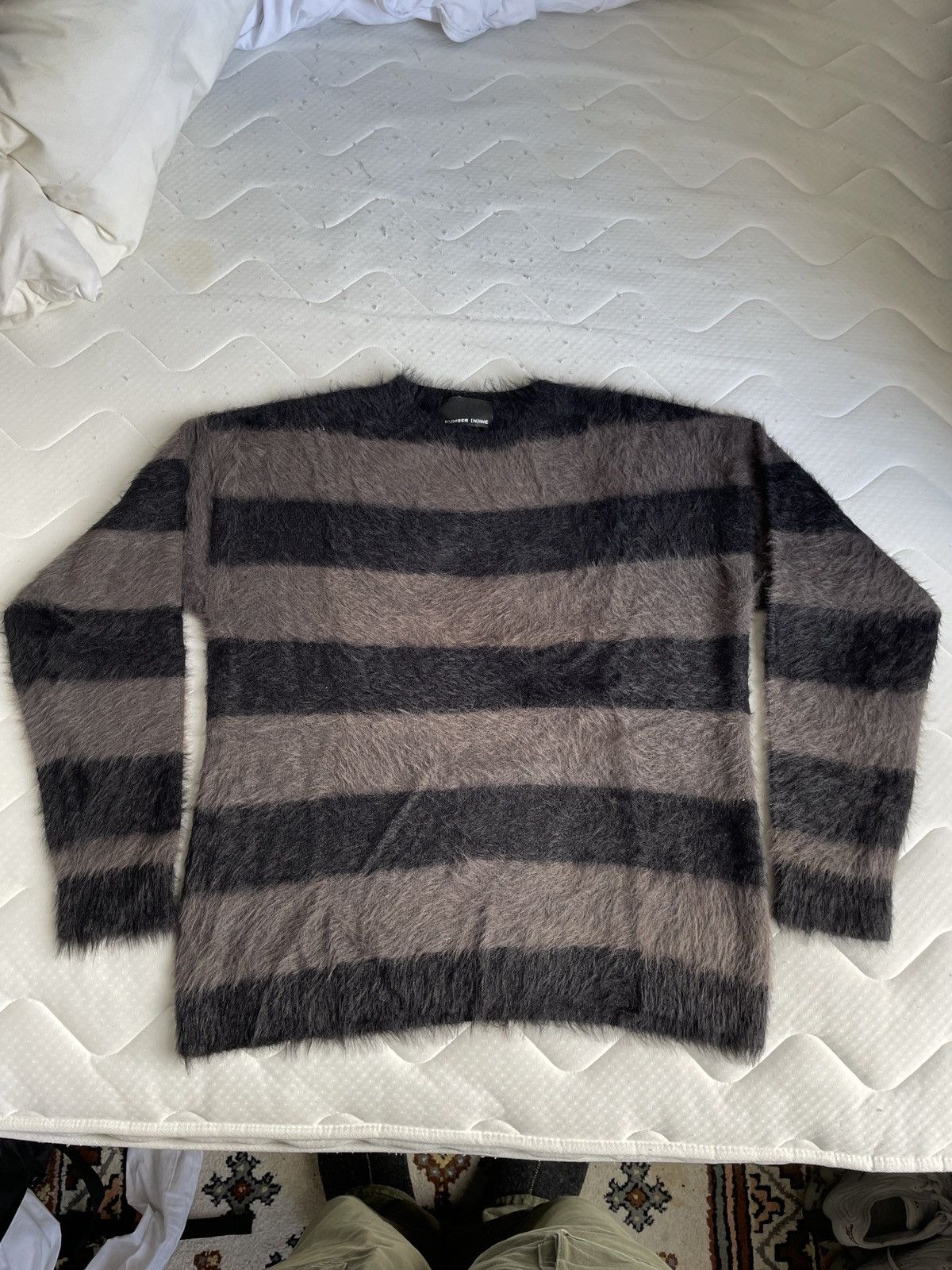 Nnmber (N)ine Mohair Grunge Knit グレー2 Nnmber (N)ine Mohair Grunge Knit グレー2 Nnmber (N)ine