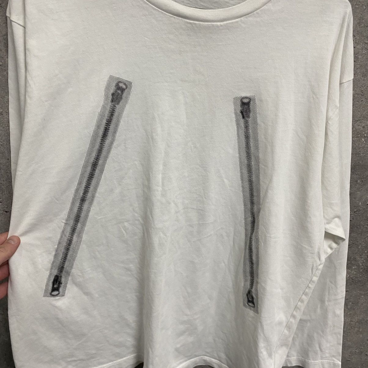 Maison Margiela Maison Margiela Long Sleeve Big Logo Shirt Size US S / EU 44-46 / 1 - 6 Thumbnail