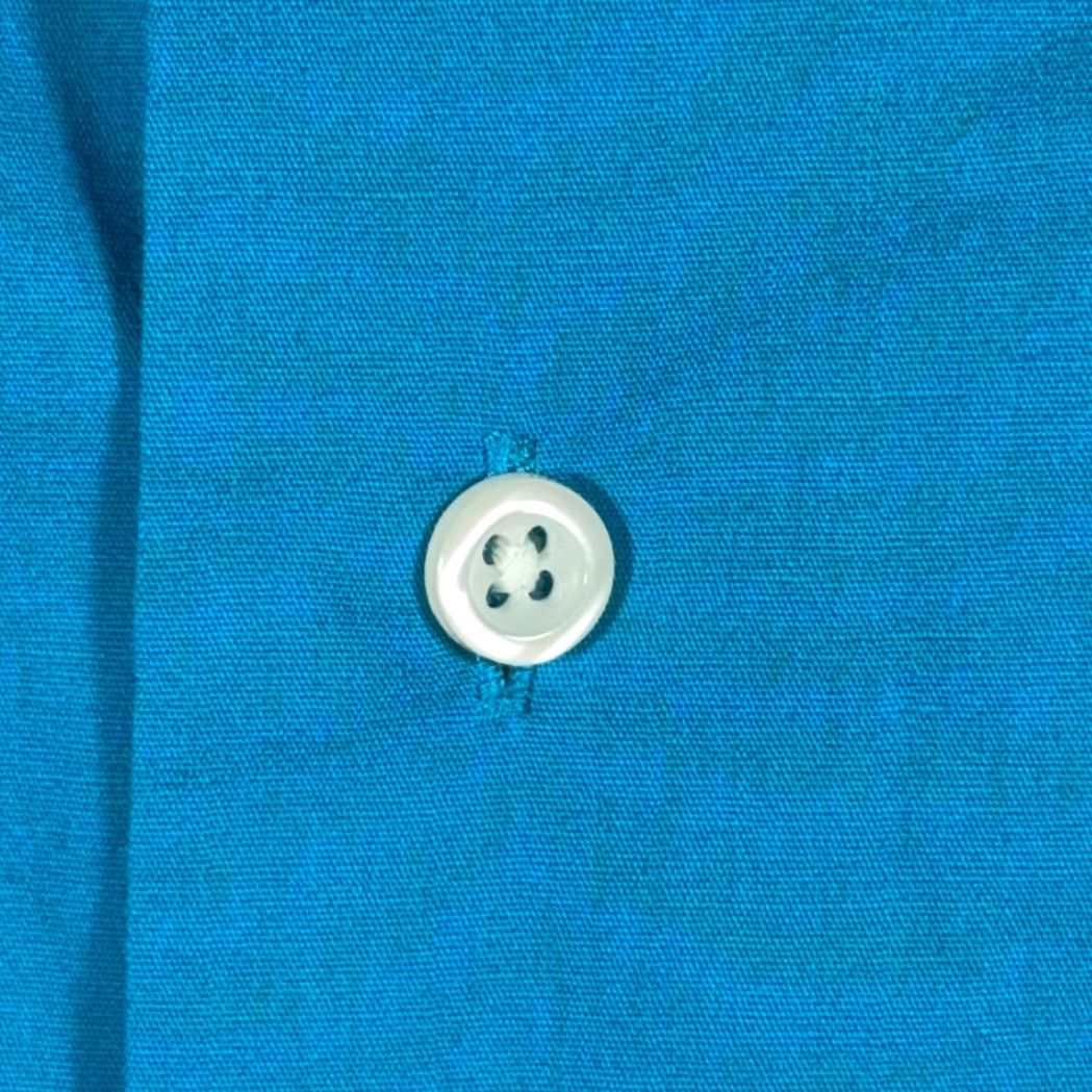 Alexander Julian VINTAGE Alexander Julian Colours Shirt Adult MEDIUM Blue Dress Preppy 90s Size 40R - 4 Thumbnail
