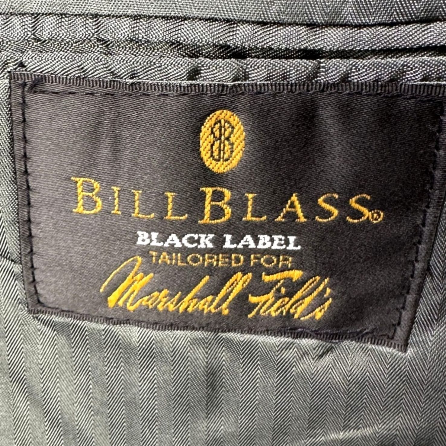 Bill Blass Bill Blass Black Label 100% Cashmere Sport Coat Blazer Mens 42L Black 3 Button Size 42R - 5 Thumbnail