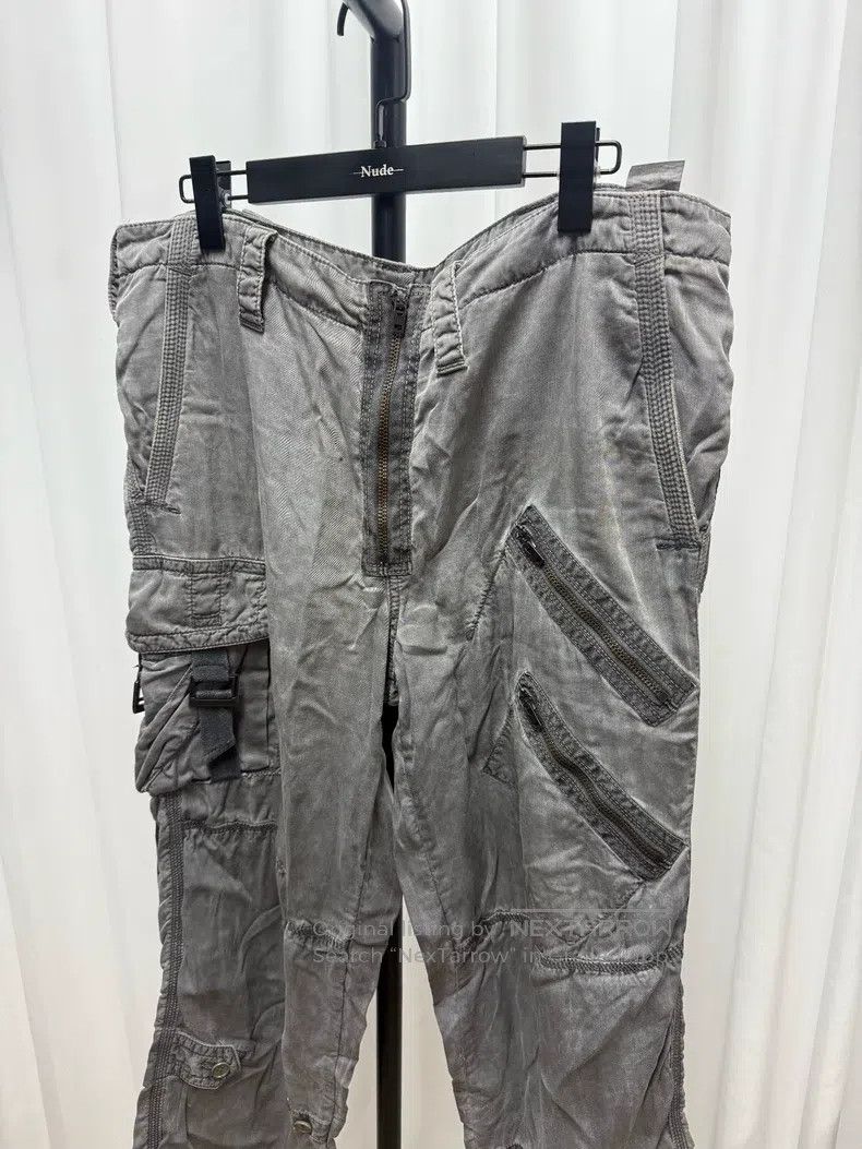 Yohji Yamamoto YOHJI YAMAMOTO size S Grey Mud-Dyed Loose Fit Trousers Siz Size US 27 - 2 Thumbnail