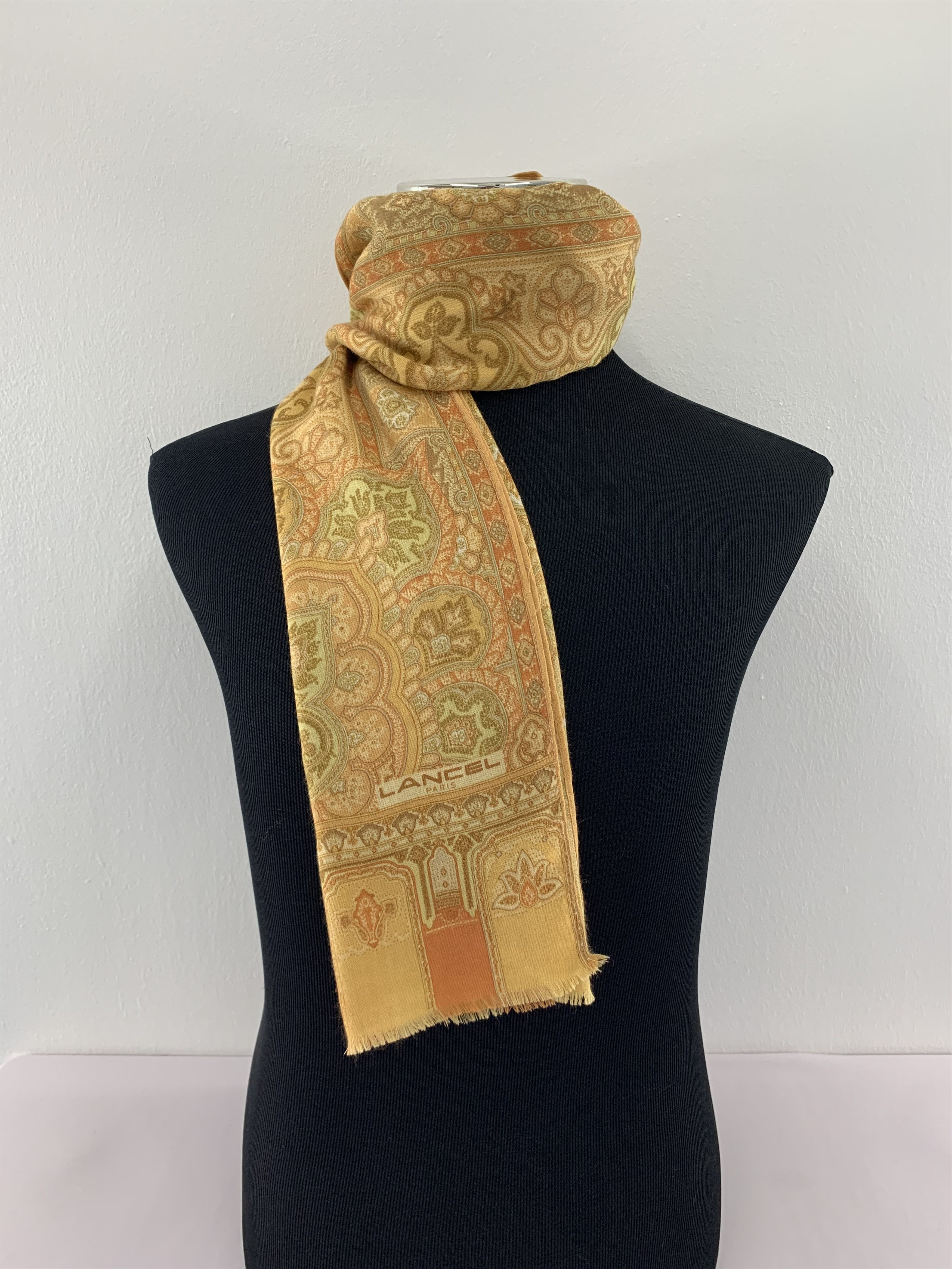Lancel Lancel Silk Scarf Muffler Neck Wrap BL4173 Size ONE SIZE - 1 Thumbnail
