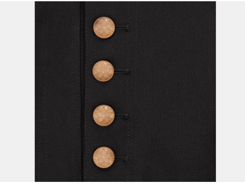 Dior o1w1db10425 311P31A Flared Sailor Pant in Black Size 26" / US 2 / IT 38 - 3 Thumbnail