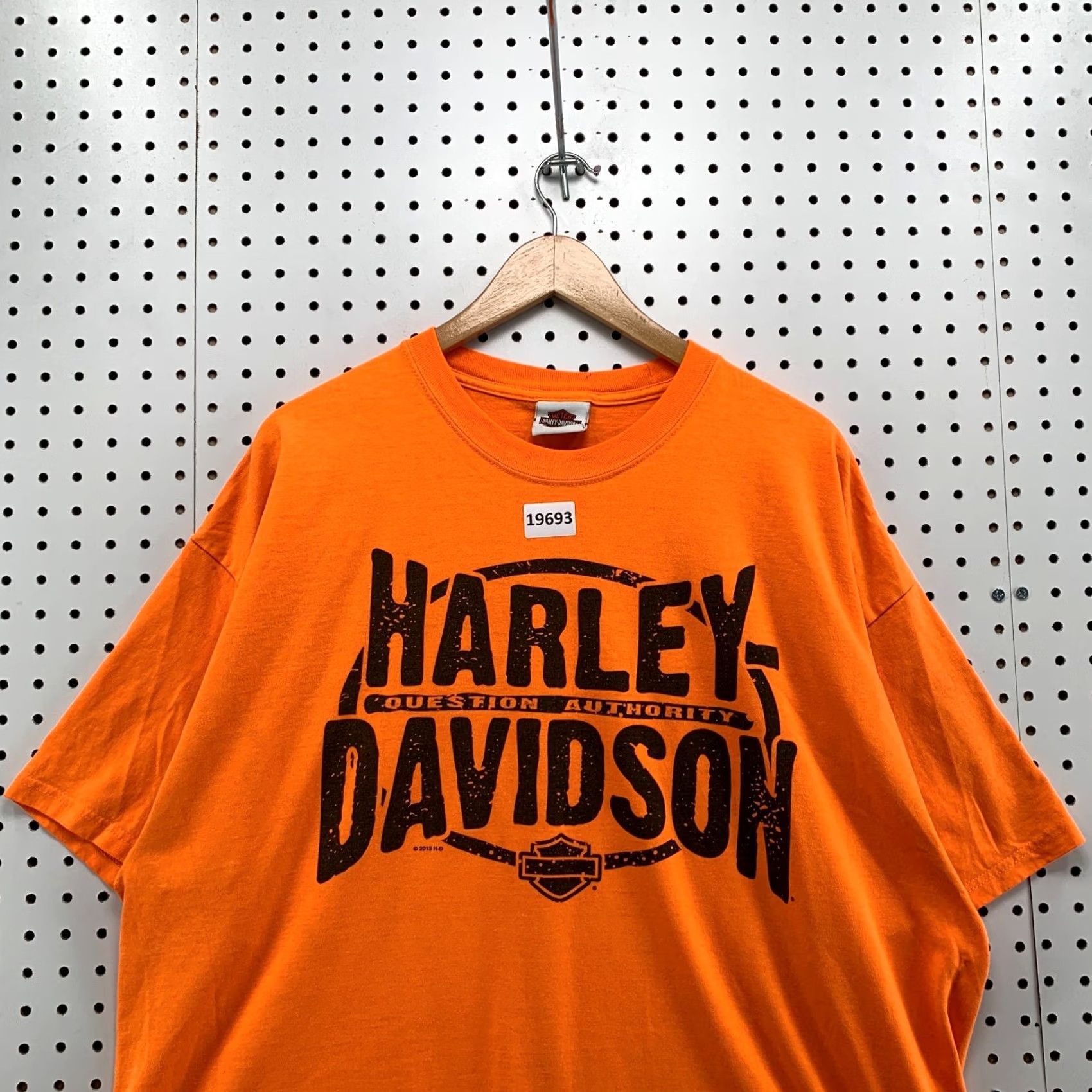 Harley Davidson Harley Davidson Motorcycle Shirt Orange Mens 2XL Kersting's Museum XXL Size US XXL / EU 58 / 5 - 6 Thumbnail