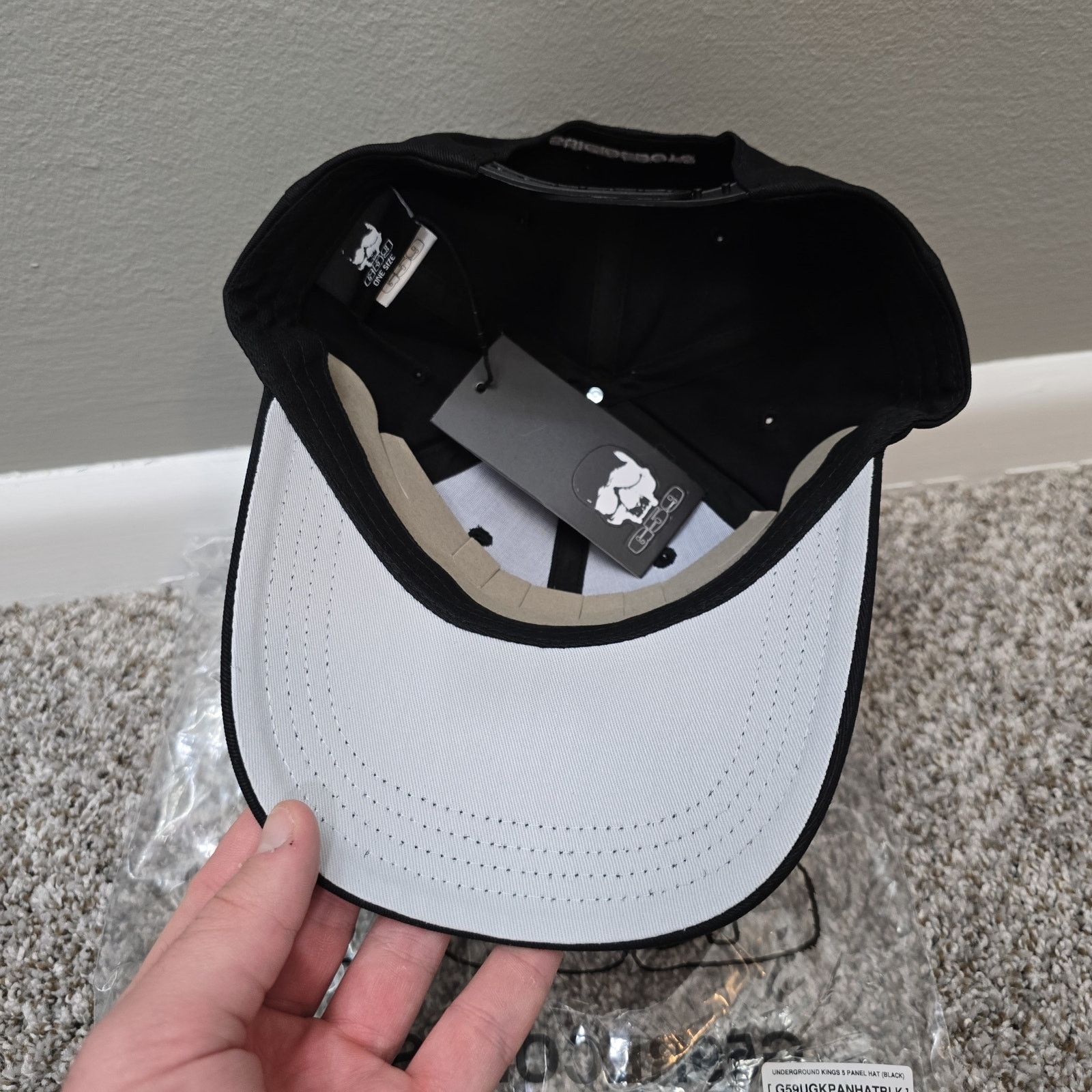 G59 Records $uicideboy$ G59 Records Underground Kings Hat Black Size ONE SIZE - 5 Thumbnail