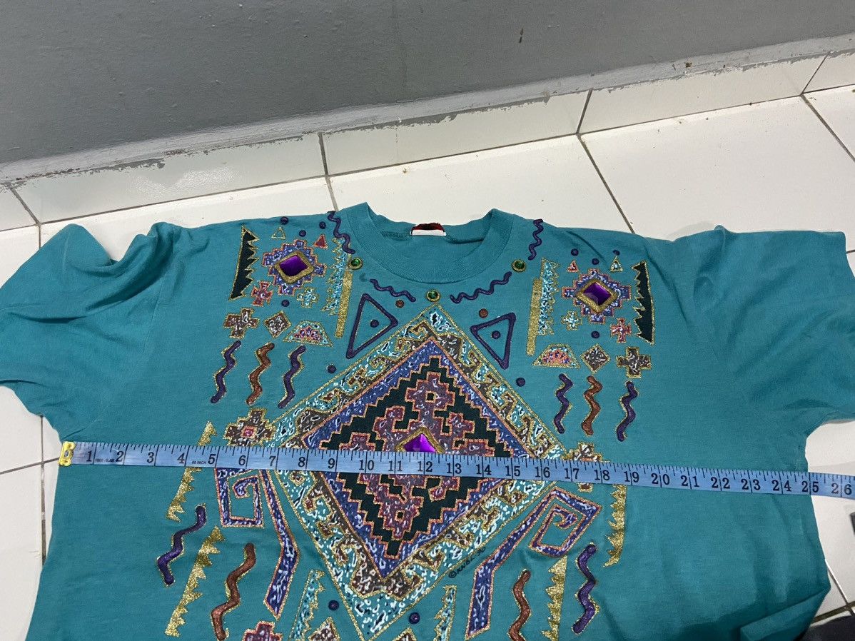 Vintage VINTAGE KWBL 1990 LOS ANGELES DECO PAINT TEE SHIRT Size US XL / EU 56 / 4 - 11 Thumbnail