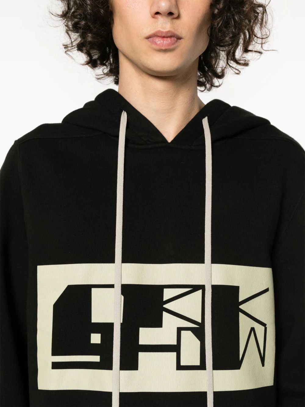 Rick Owens Drkshdw o1mris0824 Granbury Hoodie in Black Size US S / EU 44-46 / 1 - 5 Thumbnail