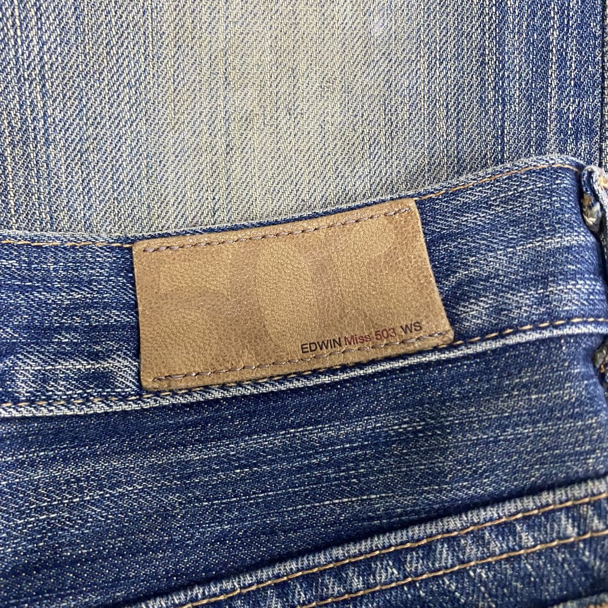 Designer × Edwin × Vintage Vintage Edwin 503 SD Super Flare Denim Inspired Tornado Mart Size 32" / US 10 / IT 46 - 10 Thumbnail