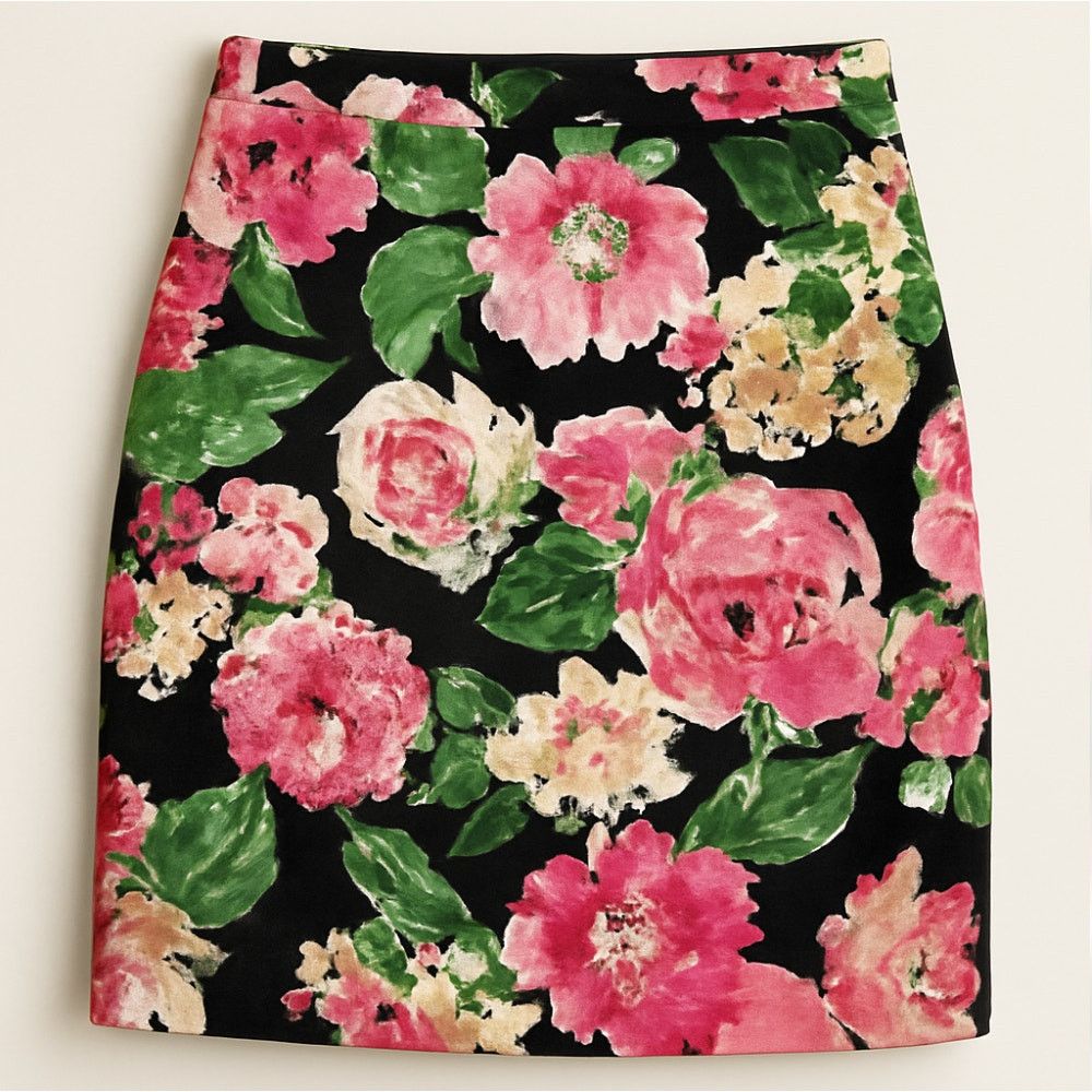 Other Talbots Floral Pencil Skirt Womens 2P 2 Petite Size 26" / US 2 / IT 38 - 1 Thumbnail