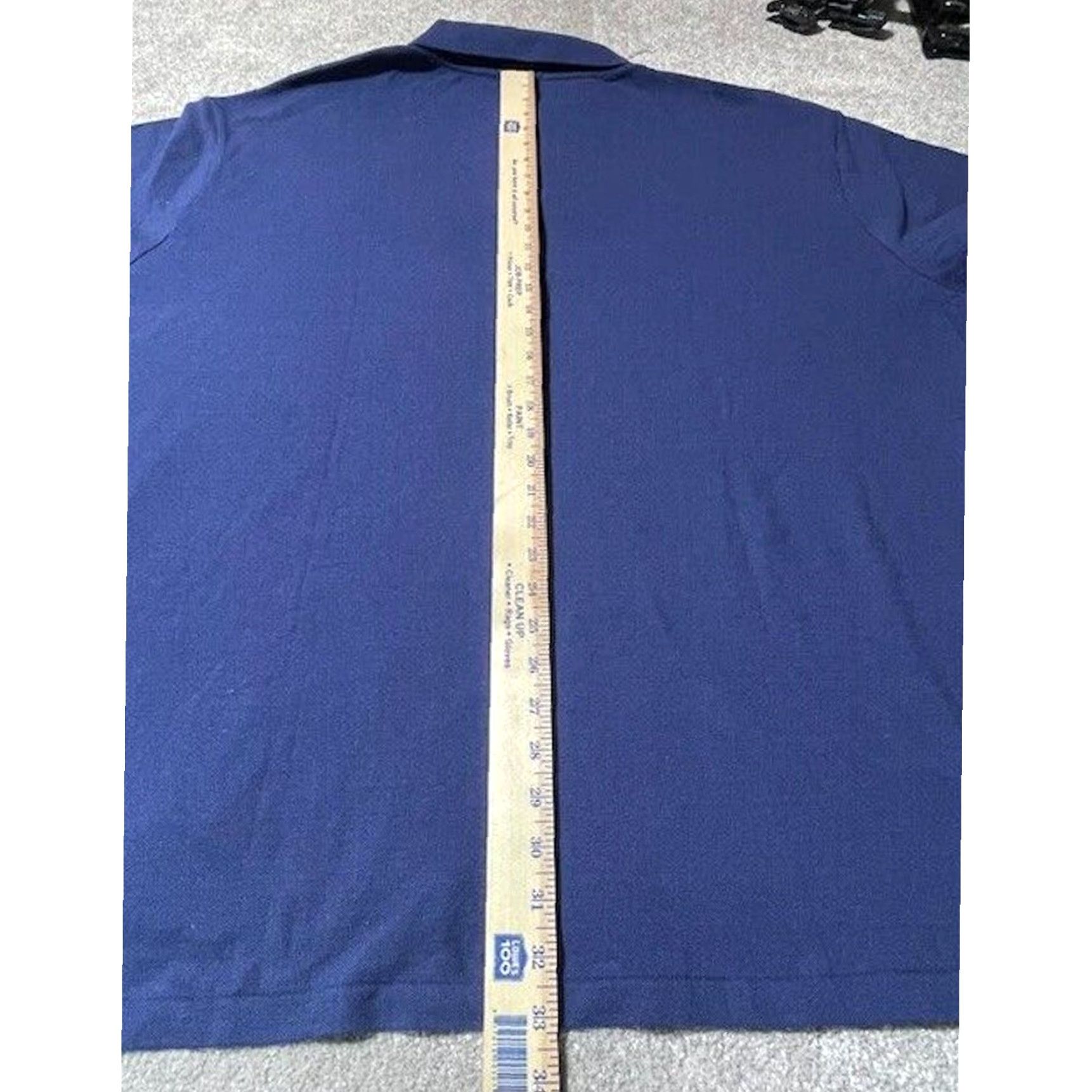 Polo Ralph Lauren Polo Ralph Lauren Polo Shirt 4XB Big 4X Big & Tall Men Casual Solid Blue 100% Cotton Short Sleeve Embroidered Logo Size US XXL / EU 58 / 5 - 4 Thumbnail