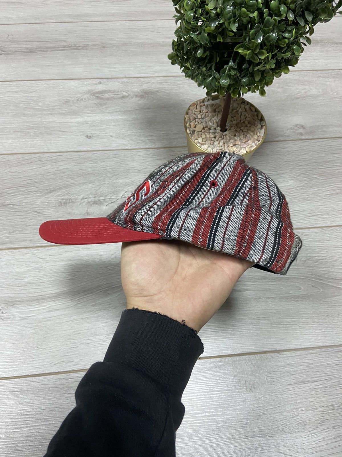 NBA Chicago Bulls KOREA Starter vintage cap SnapBack striped Size ONE SIZE - 7 Thumbnail