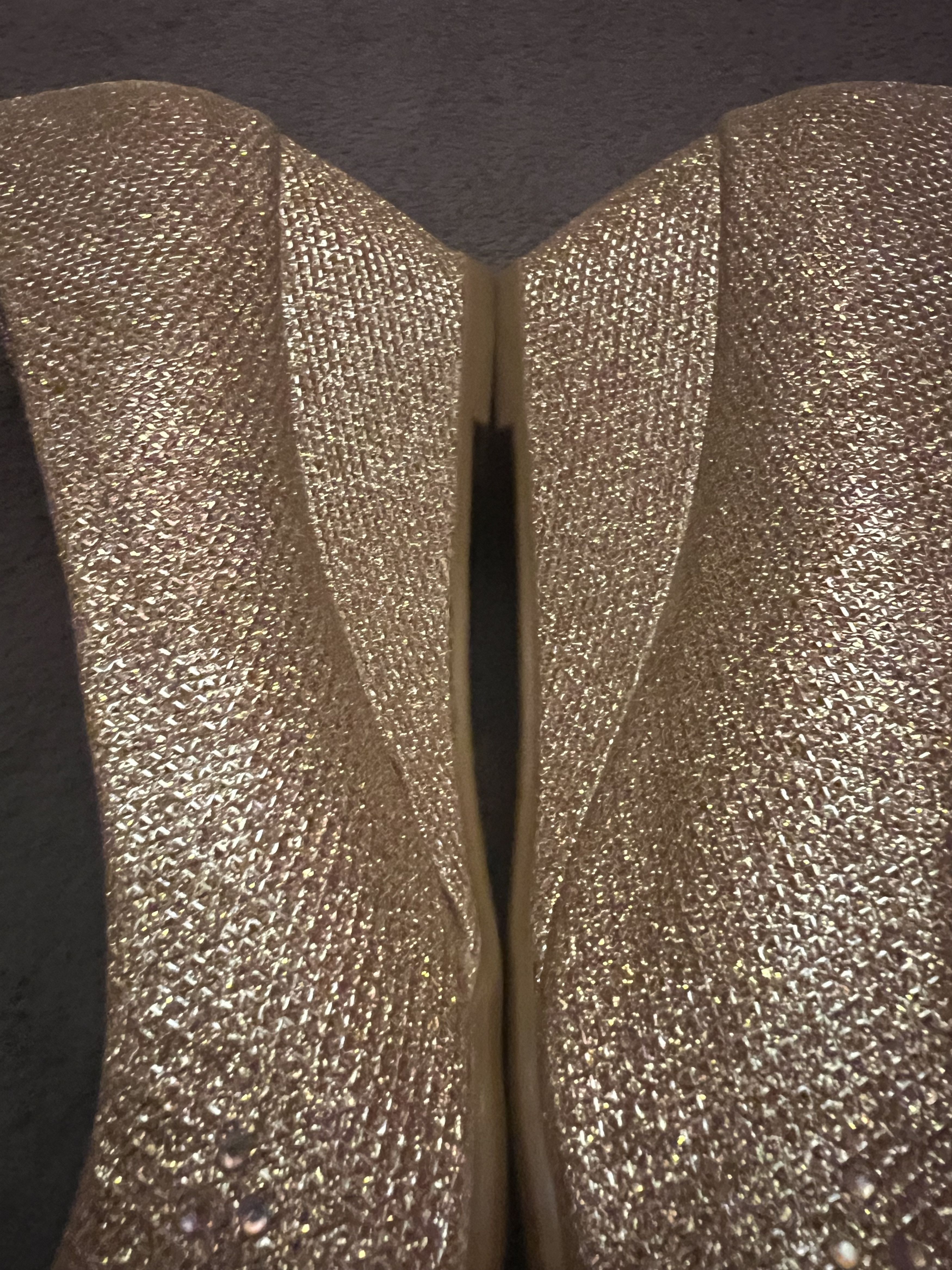 Forever 21 Stunning, gold and crystal wedges Size US 9 / IT 39 - 10 Thumbnail