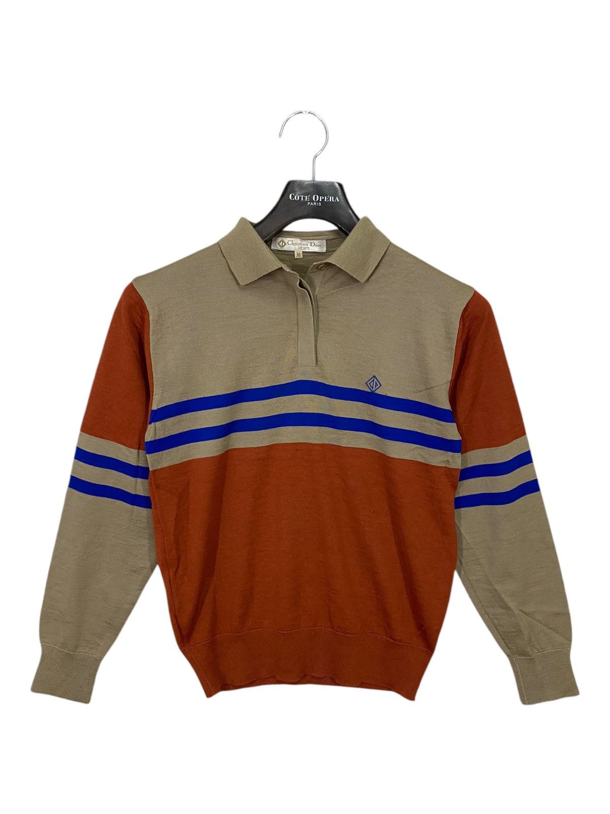 Vintage 90s christian dior sport shirt striped nice design