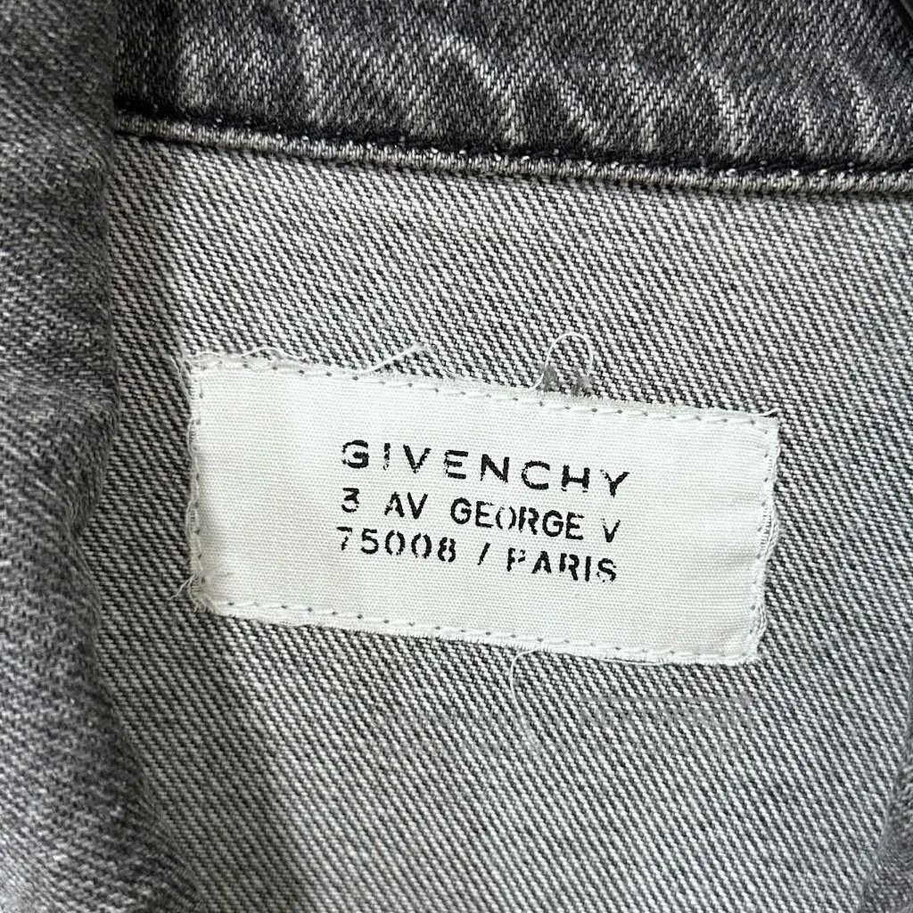 Givenchy Givenchy White Gray Washed Denim Jacket. Size US M / EU 48-50 / 2 - 5 Thumbnail