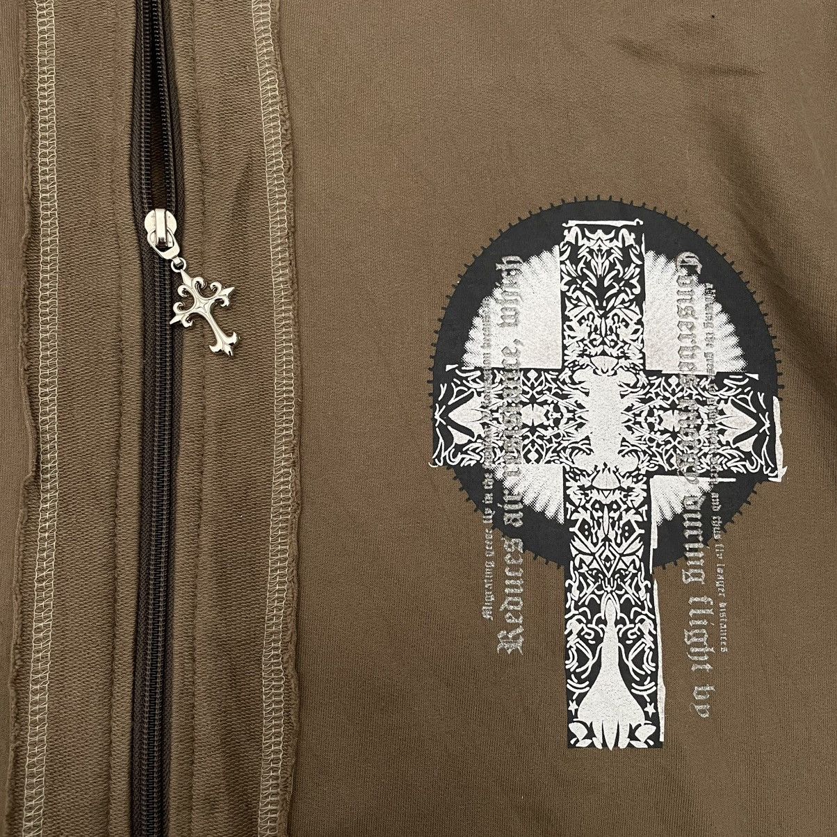 Monarchy Monarchy cross zip hoodie death note styled Size US XL / EU 56 / 4 - 3 Thumbnail