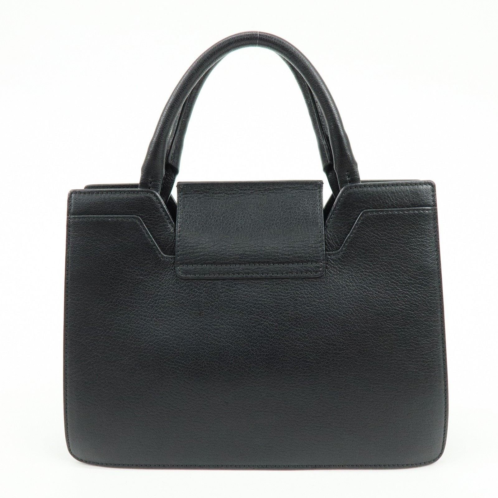 Jimmy Choo Jimmy Choo Rebel Calfskin Top Handle Bag Black Size ONE SIZE - 2 Thumbnail