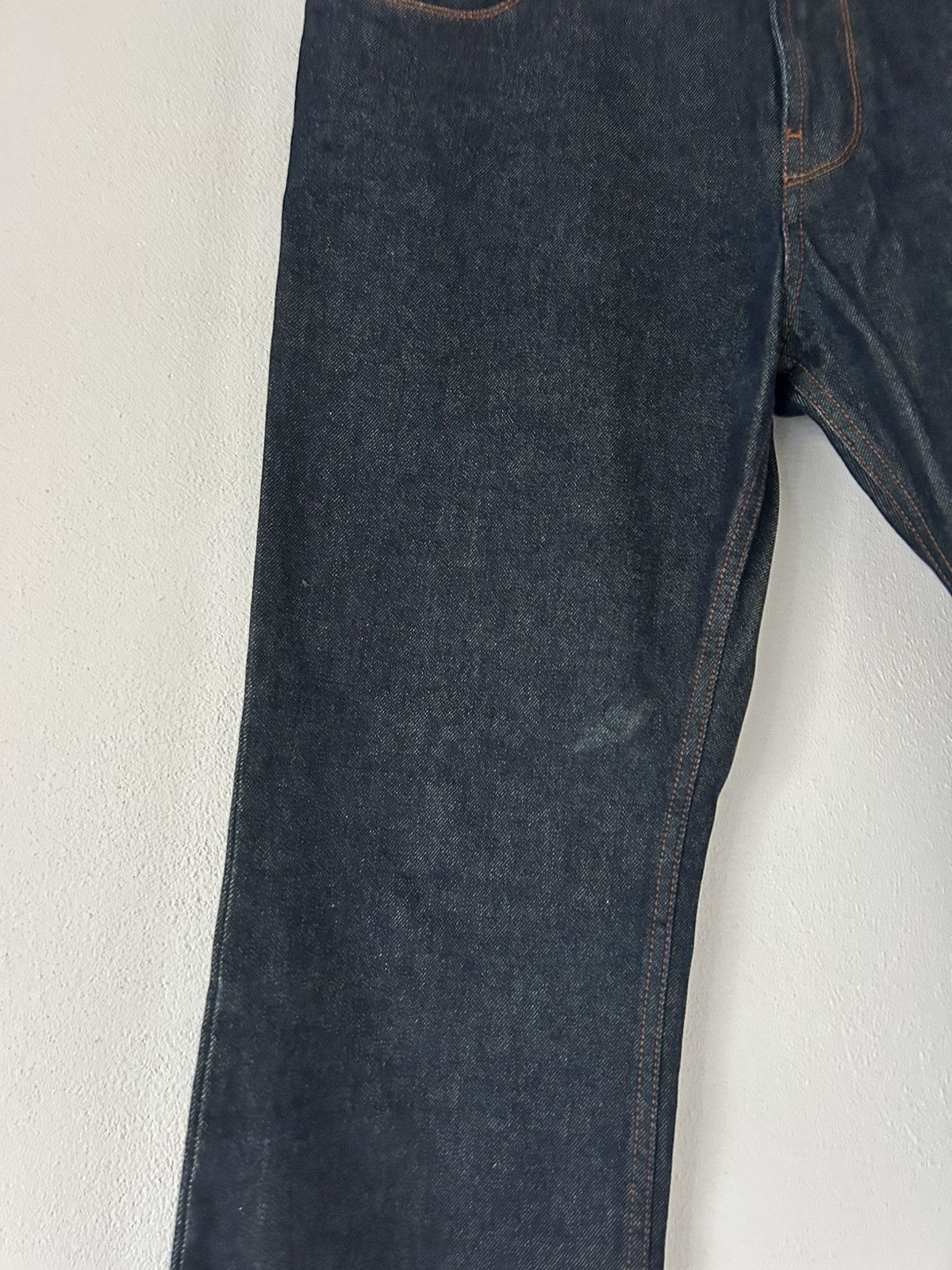 Valentino Valentino Raw Hem Dark Denim Jeans Size US 34 / EU 50 - 4 Thumbnail