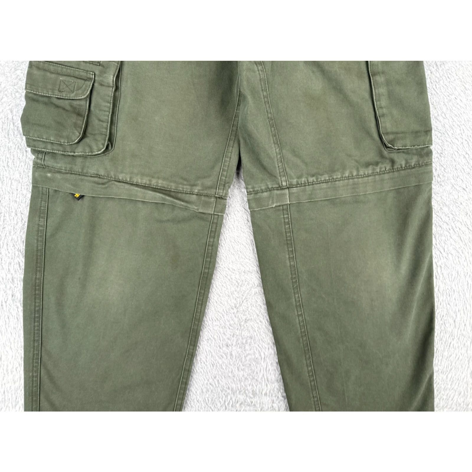 Vintage VINTAGE Boy Scouts Pants Adult 42 Green Cargo Convertible Uniform Cotton Blend 42x28 Mens Size US 42 / EU 58 - 3 Thumbnail