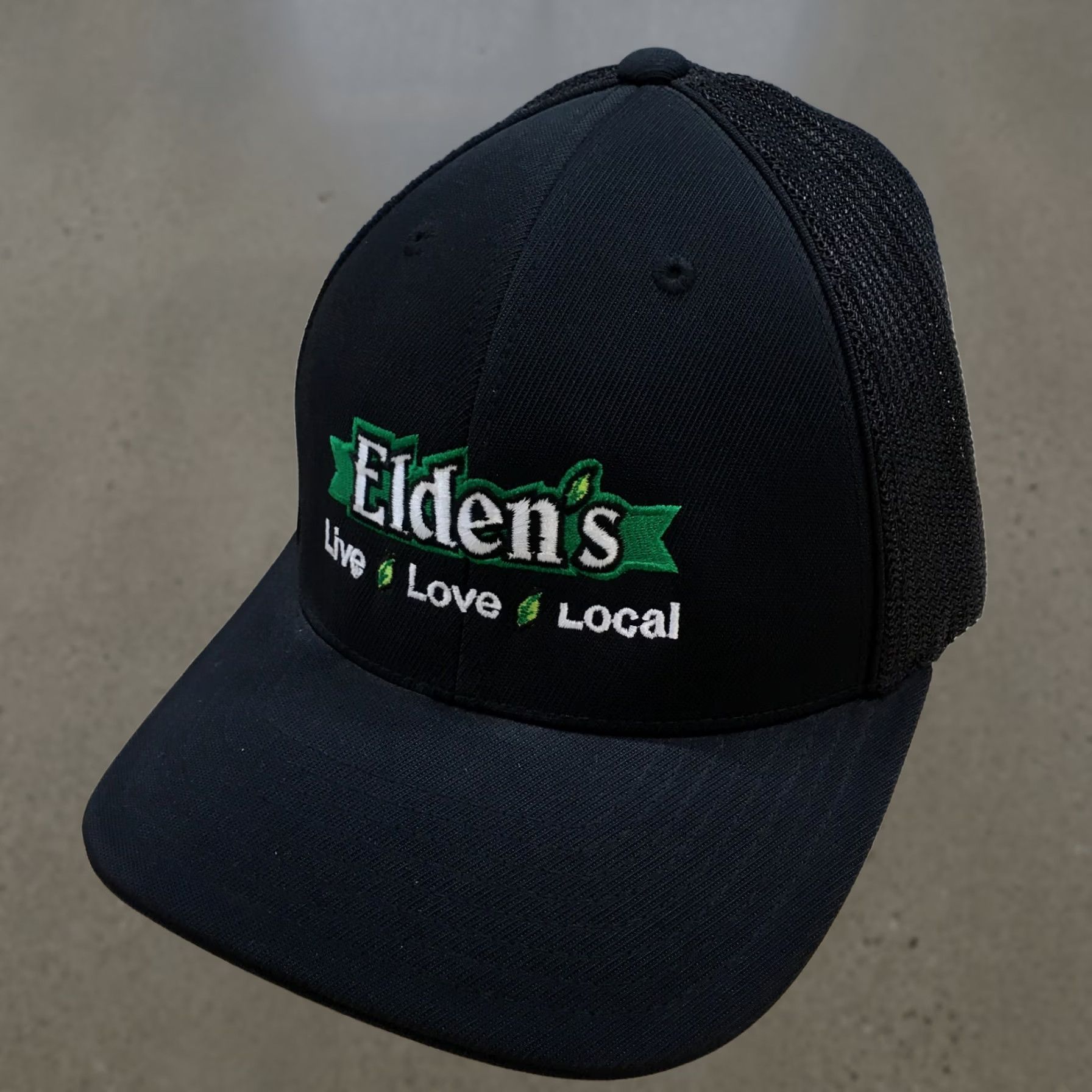 Logo 7 Elden'S Pacific Headwear Baseball Cap Mens Black S-M Adjustable Embroidered Logo Size ONE SIZE - 1 Thumbnail
