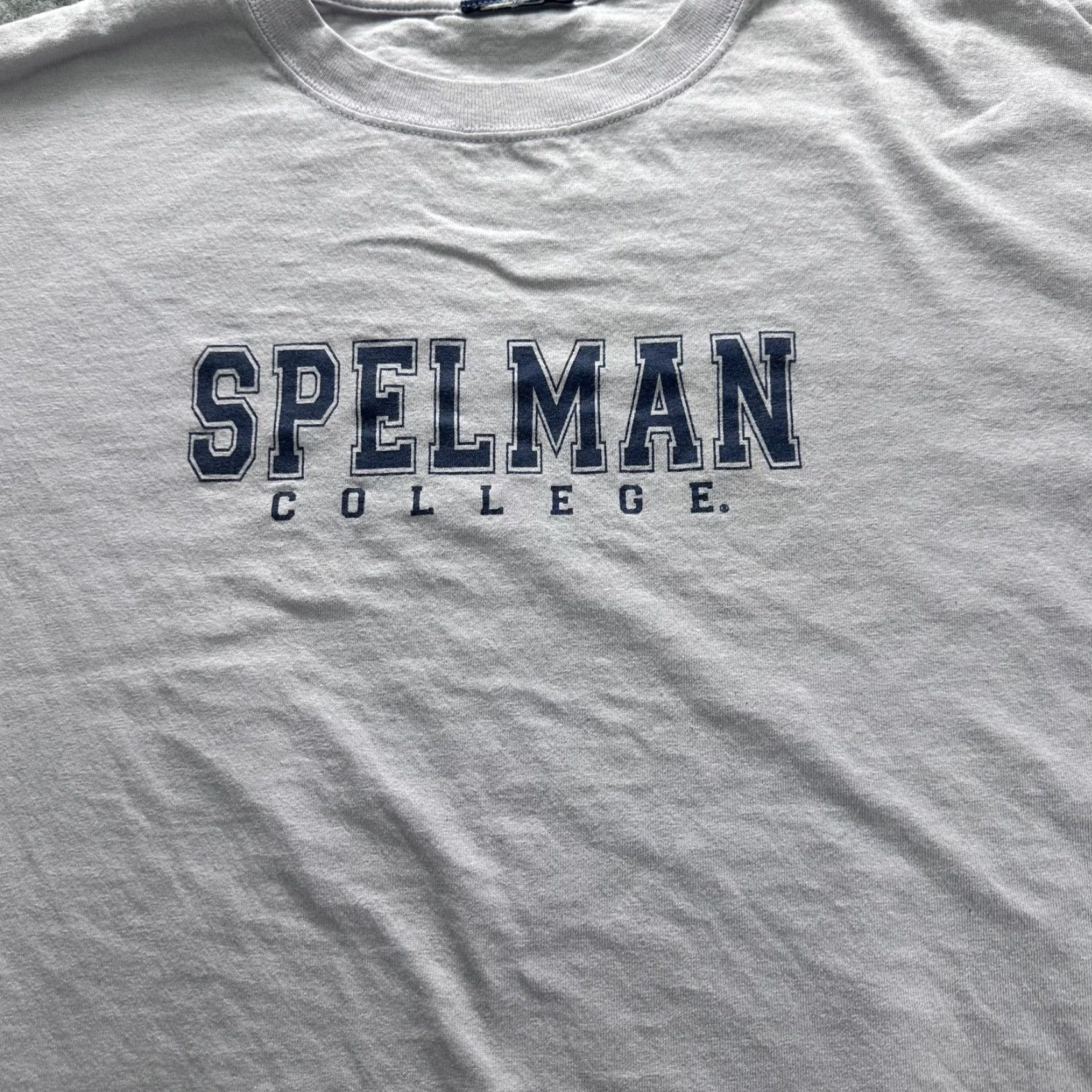 Vintage VINTAGE Spelman College Shirt Mens Large Gray Graphic Tee Short Sleeve Campus Top Size US L / EU 52-54 / 3 - 2 Thumbnail