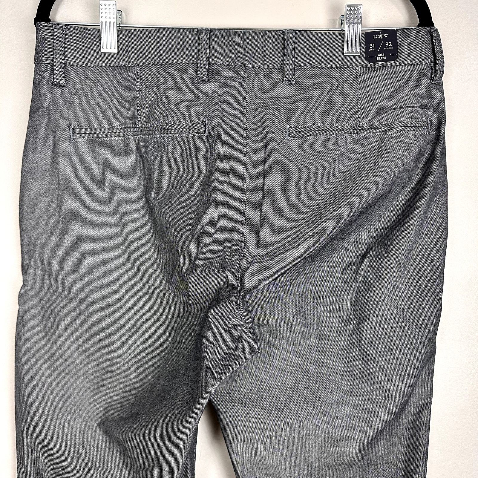 J.Crew J.Crew Men's 484 Slim-fit tech Oxford Work Pant Sz 31x32 NWT Size US 31 - 12 Thumbnail