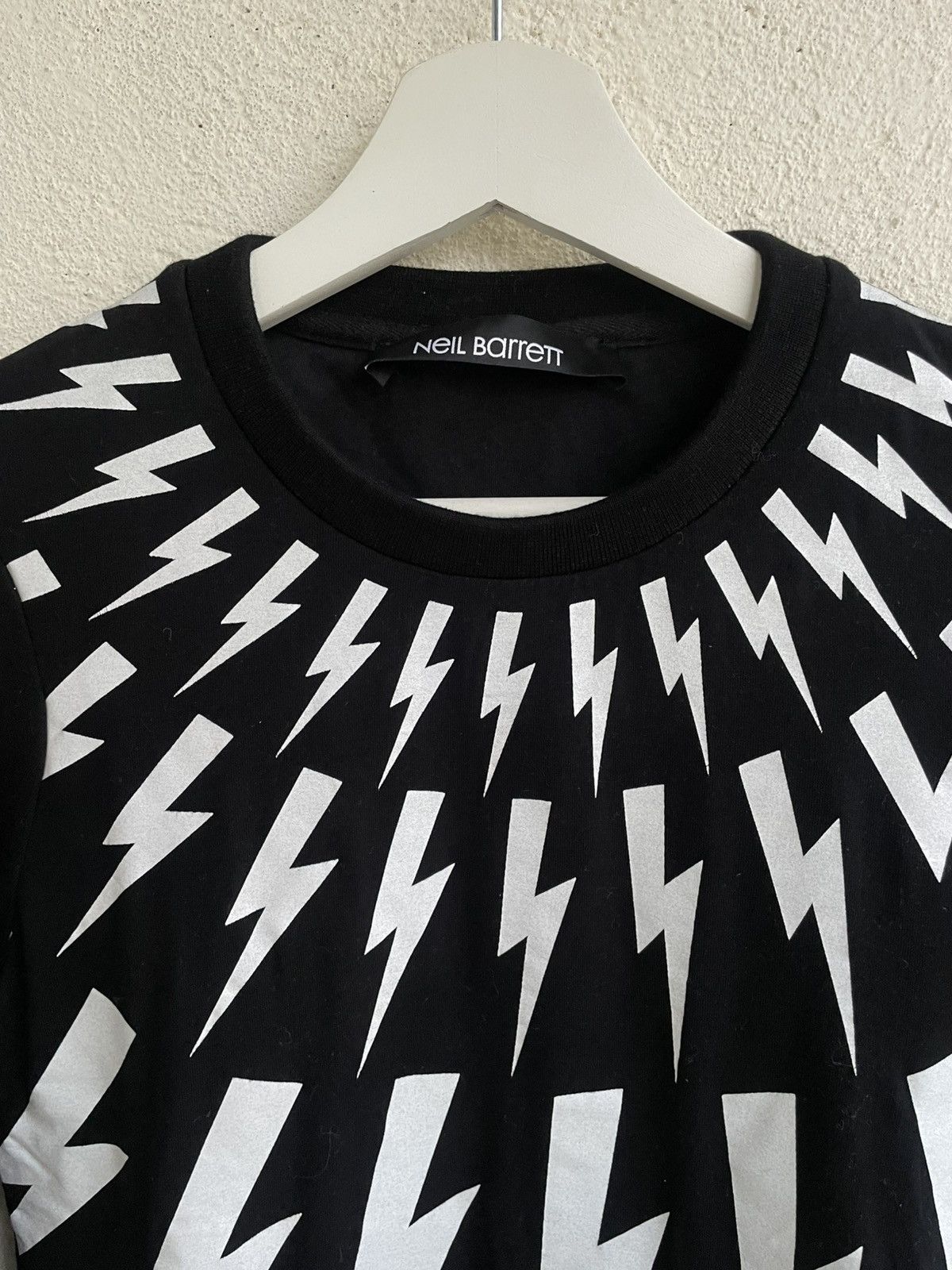 Maison Margiela 2000s Neil Barrett Lightning Bolt Print Cropped Y2K Hysteric Size S / US 4 / IT 40 - 5 Thumbnail