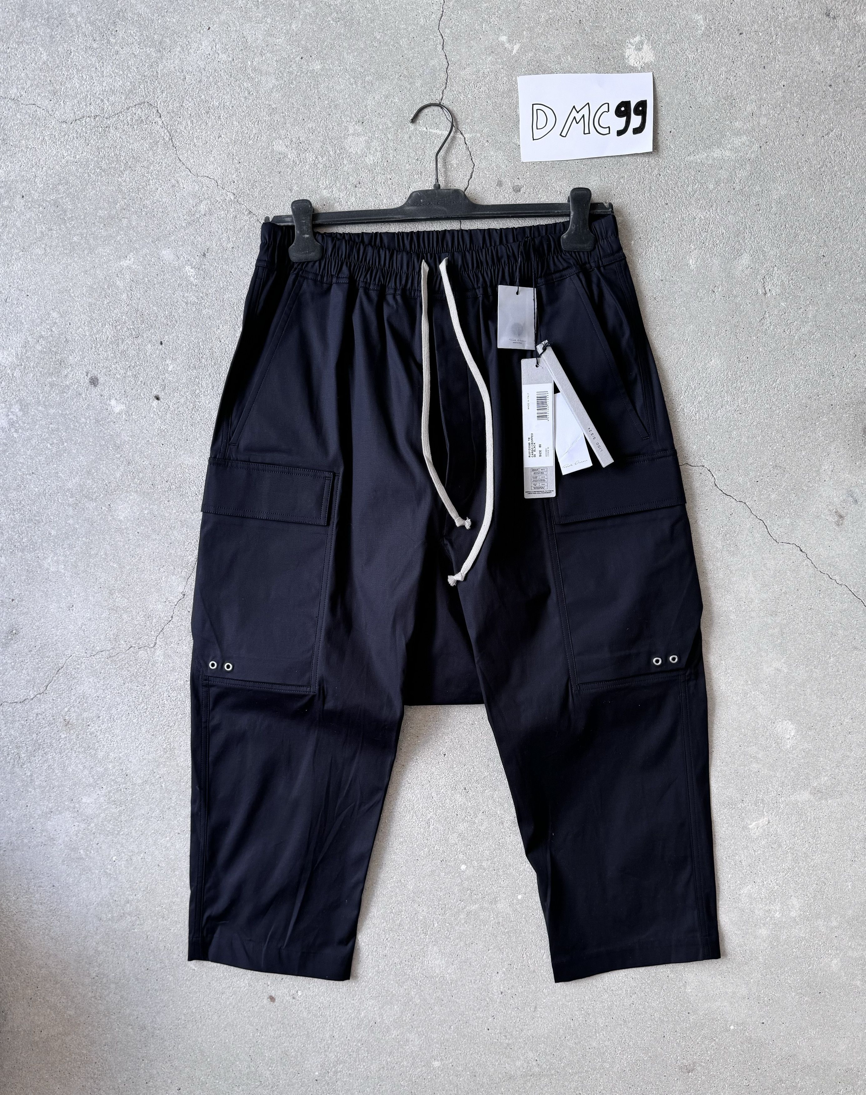 H*読様 Rick OWENS 16SS ANTHEM CARGO CROPPE H*読様 Rick OWENS 16SS ANTHEM CARGO CROPPE Black Rick Owens Cargo