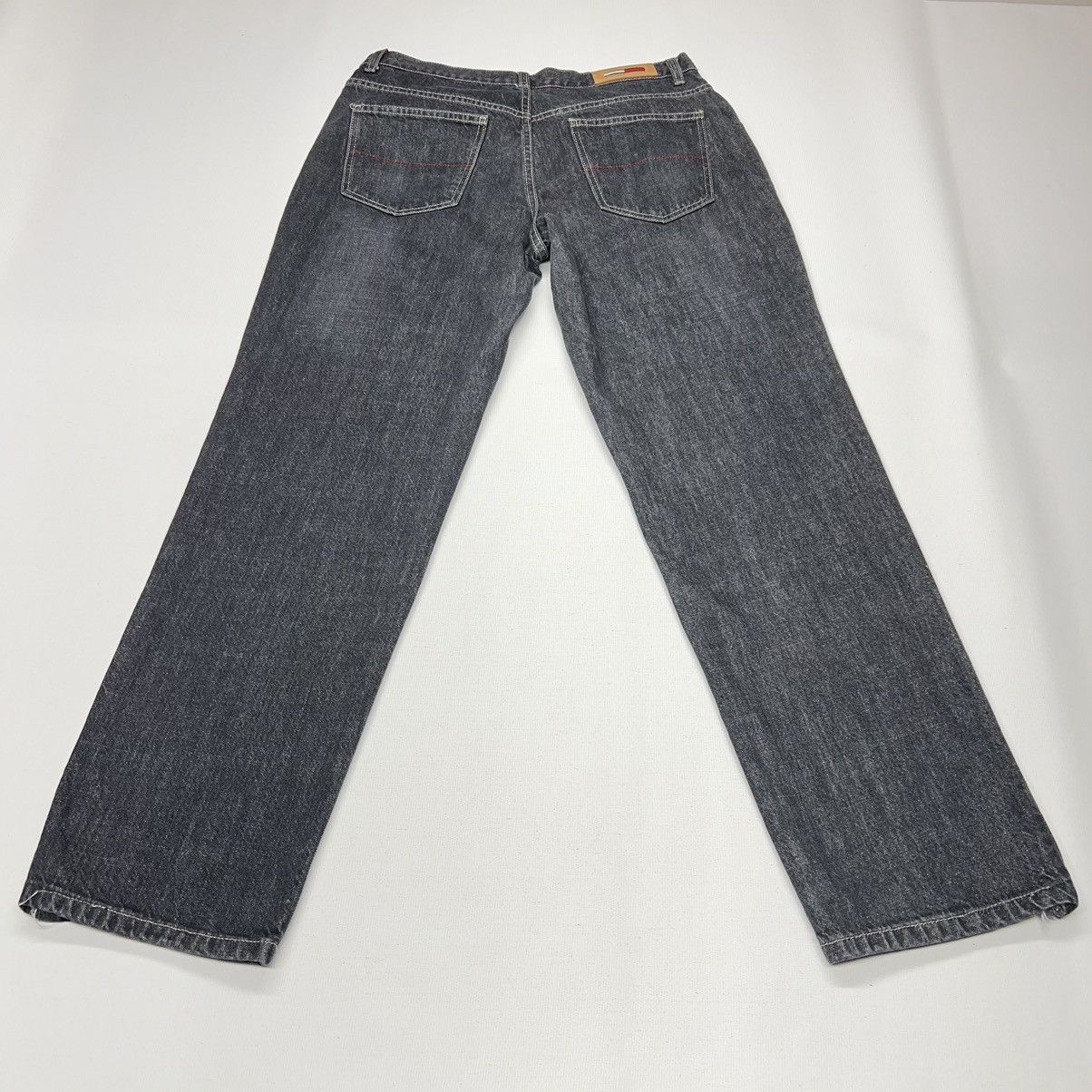 Tommy Hilfiger × Vintage Tommy Hilfiger Jeans Black Blasted Boyfriend Denim Faded Size 34" / US 12 / IT 48 - 17 Thumbnail