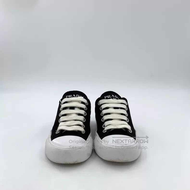 Prada Prada Colour-matched lace-up thick-soled casual shoes Size US 4.5 / IT 34.5 - 3 Thumbnail