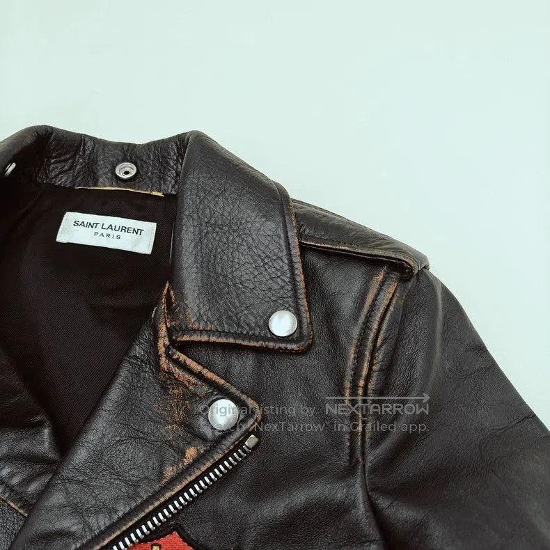 Saint Laurent Paris black leather Saint Laurent biker jacket. Size US M / EU 48-50 / 2 - 8 Thumbnail