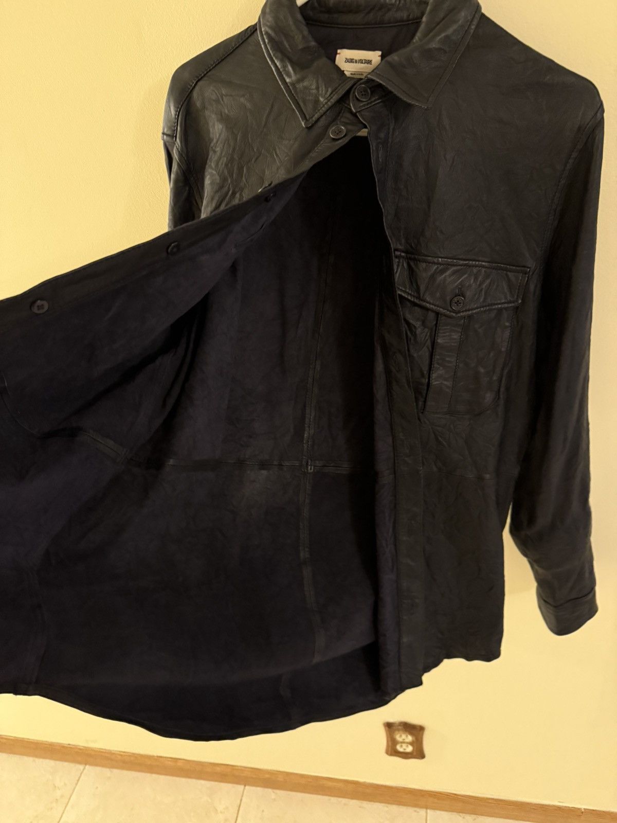 Zadig & Voltaire REAL Leather trucker jacket Size US L / EU 52-54 / 3 - 4 Thumbnail