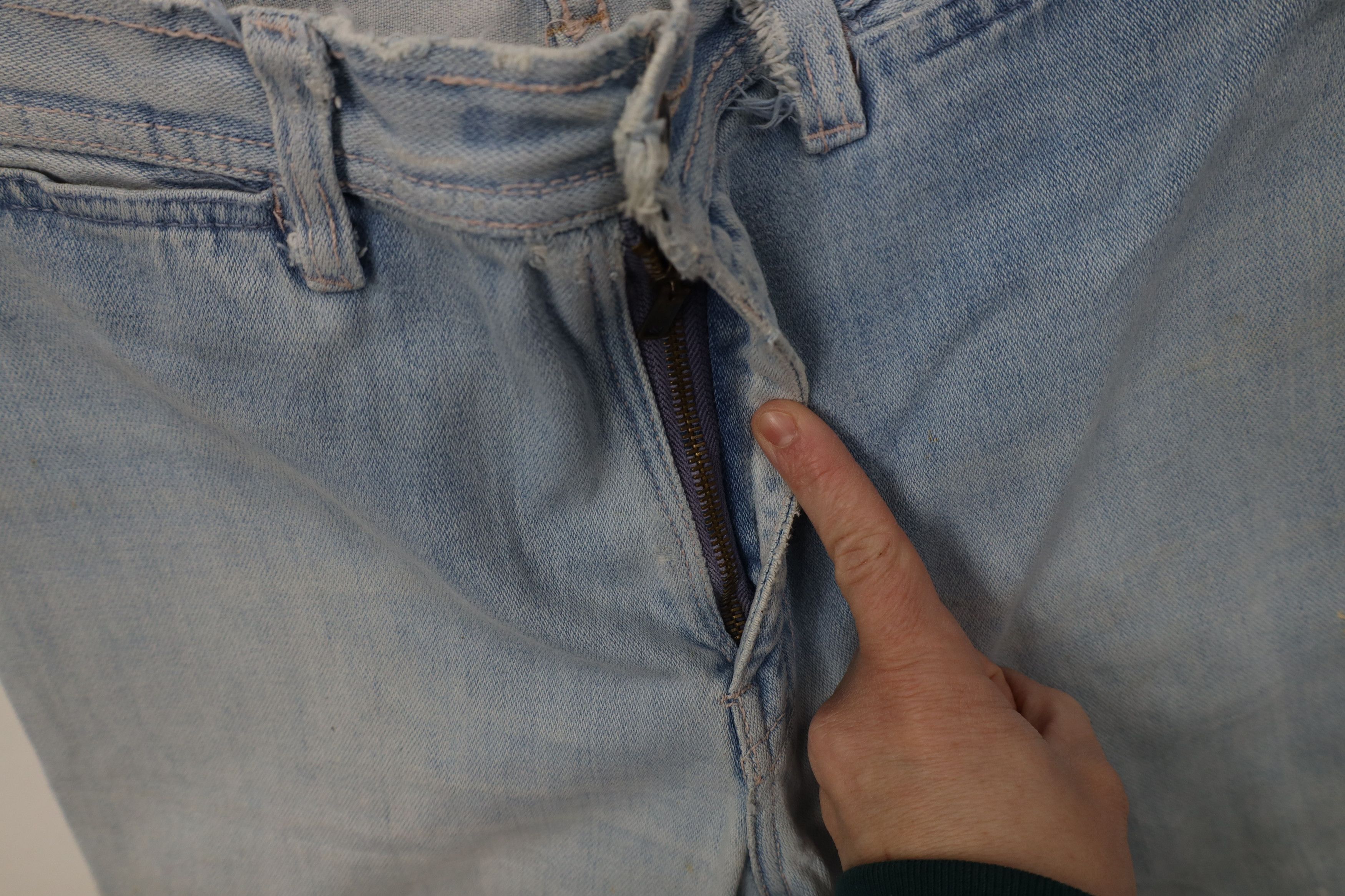 Hang Ten Vintage 70s Hang Ten Surfing Bell Bottoms Denim Jeans Blue Size US 32 / EU 48 - 10 Thumbnail
